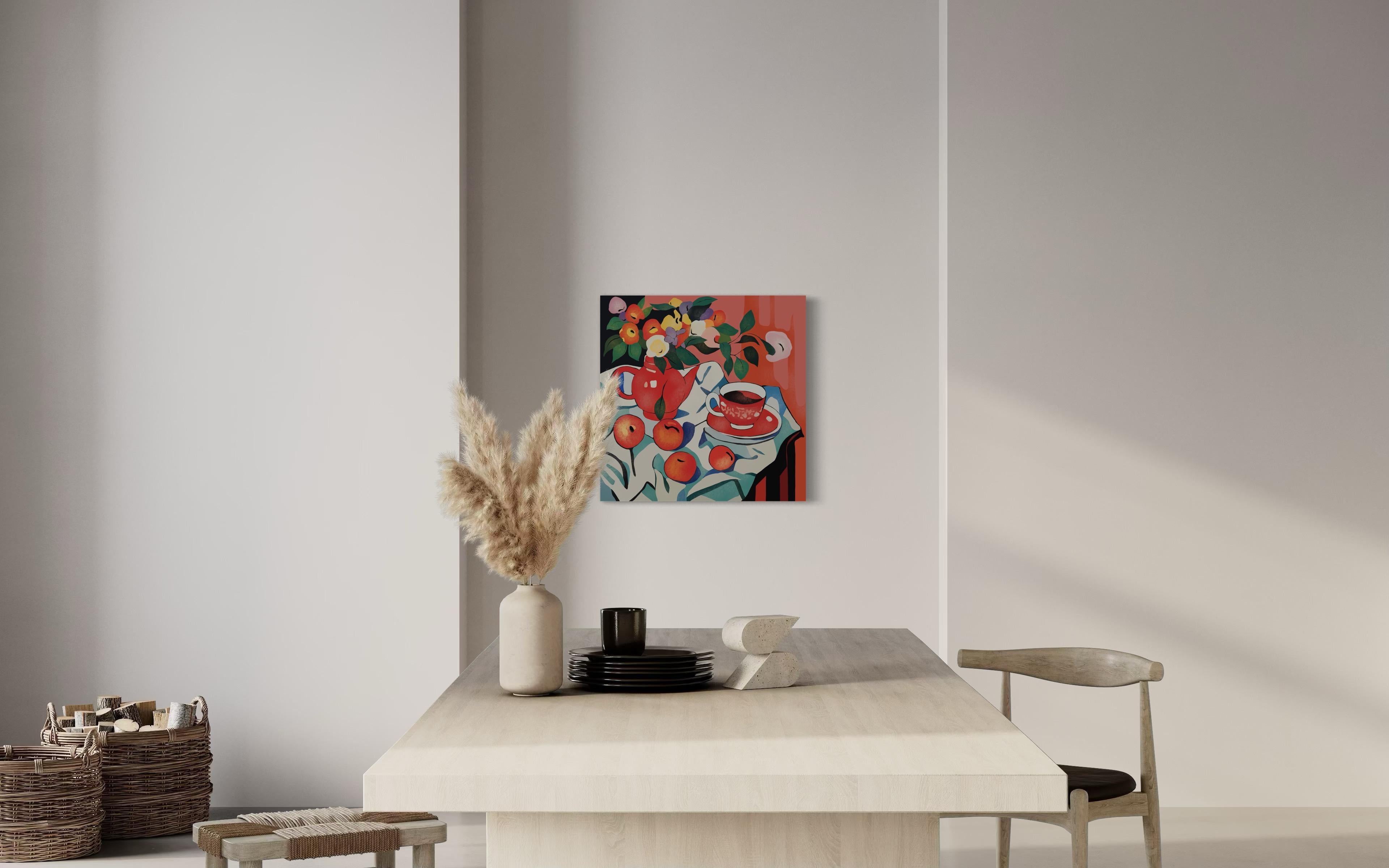 Natura morta rossa , 70x70cm, stampa su tela
Edizione 20 pezzi.