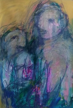 Estancia de un día, 78x54 cm, acrílico/papel/pastel