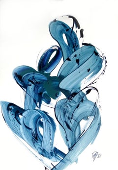 Shells , 2021, 50x35 cm, acrylic on paper
