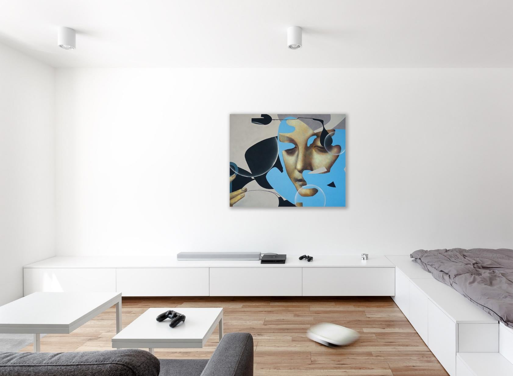 Fragility. 80x100cm, acrylic on canvas For Sale 4