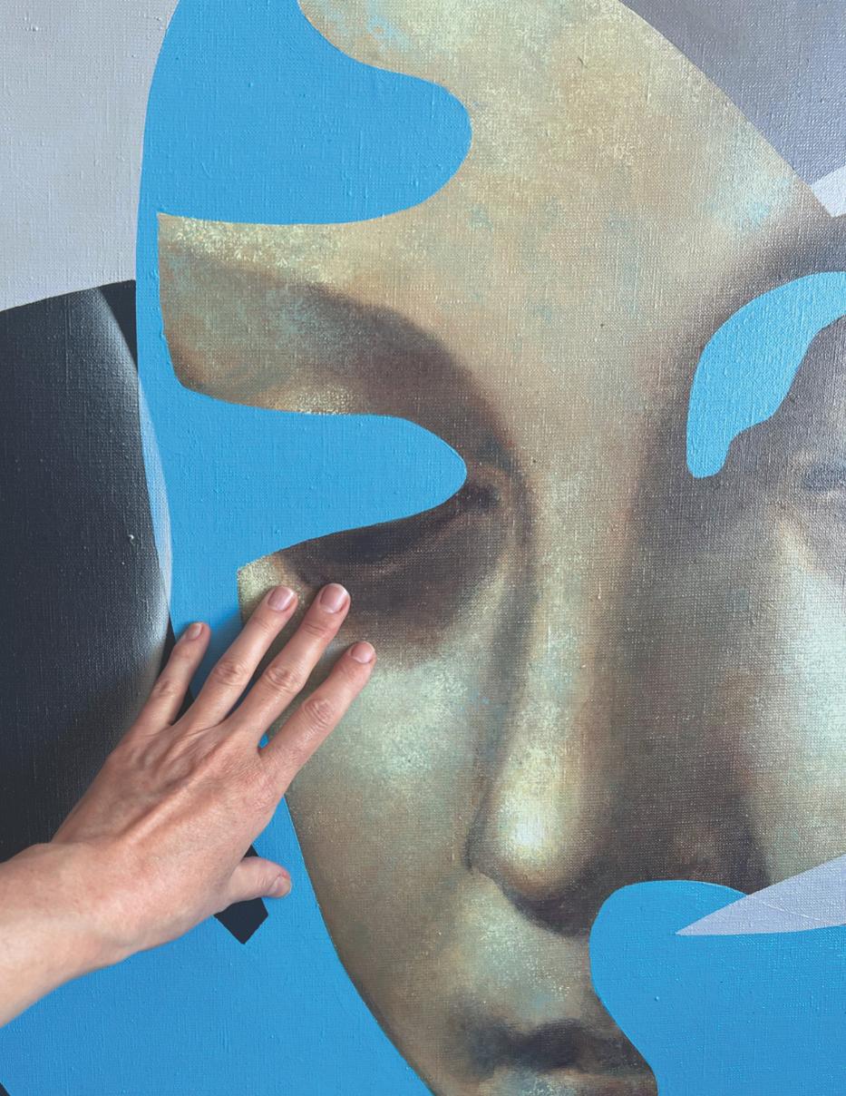 Fragility. 80x100cm, acrylic on canvas For Sale 1