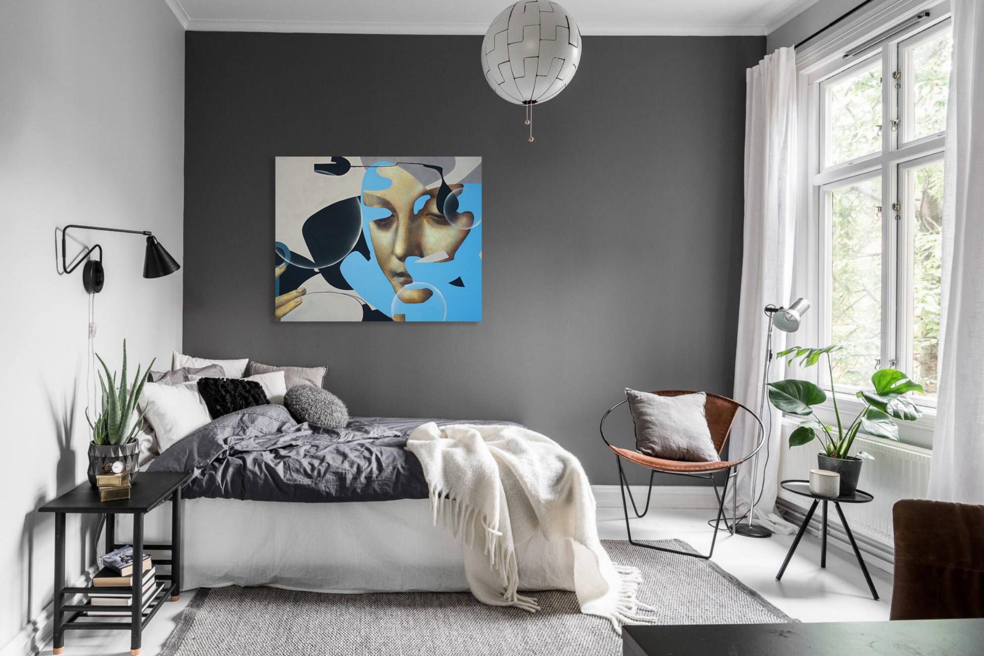 Fragility. 80x100cm, acrylic on canvas For Sale 3