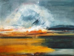 Abend , 100x120 cm, Öl, Leinwand
