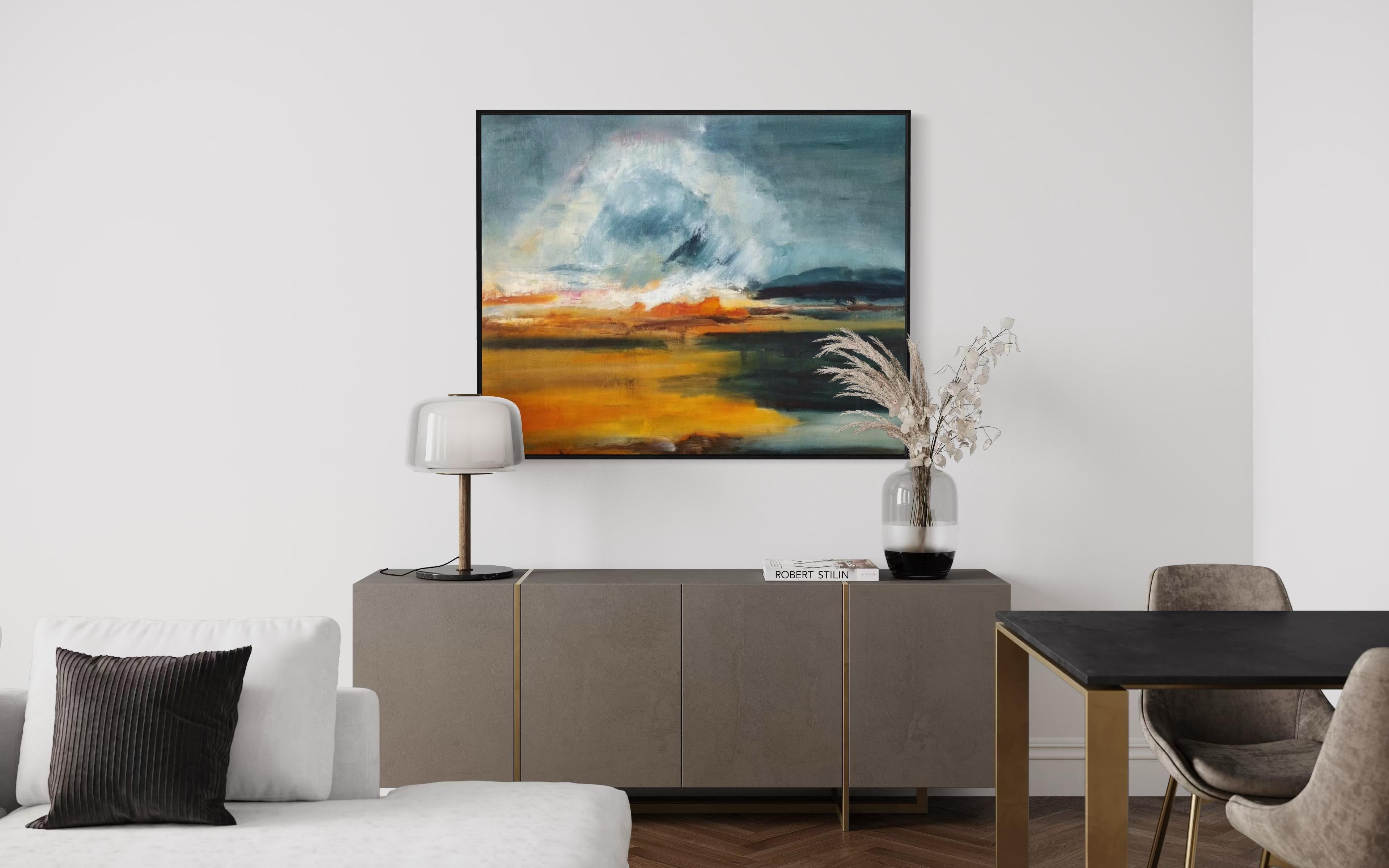 Sera , 100x120 cm, olio, tela in vendita 2