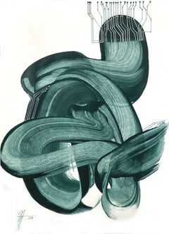 série « Non-standard configurations », 42 x 30 cm, acrylique sur papier