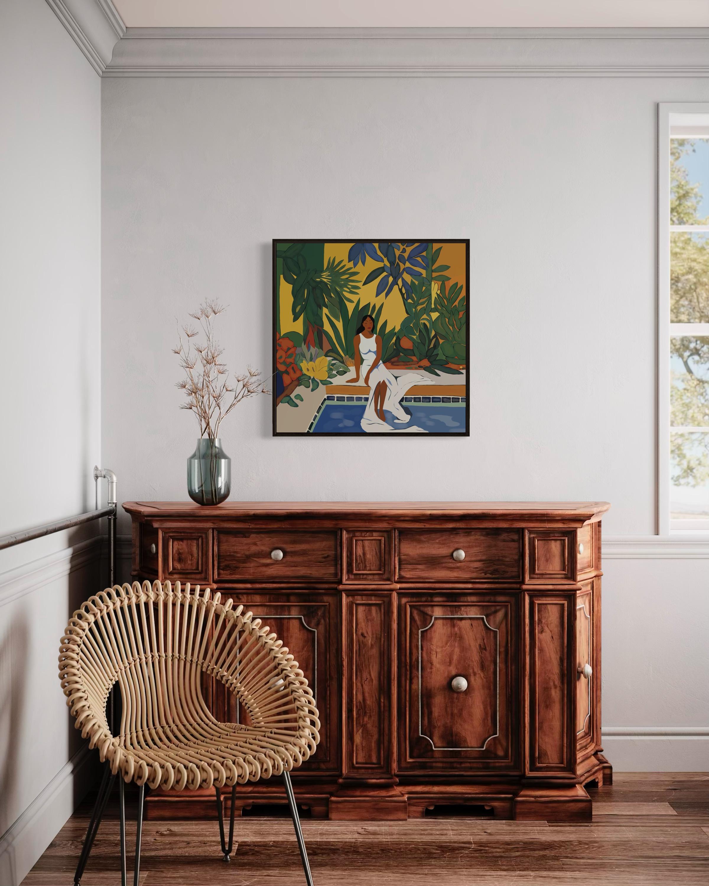 Tempo d'estate , 70x70cm, stampa su tela. Edizione 20 pezzi. in vendita 2