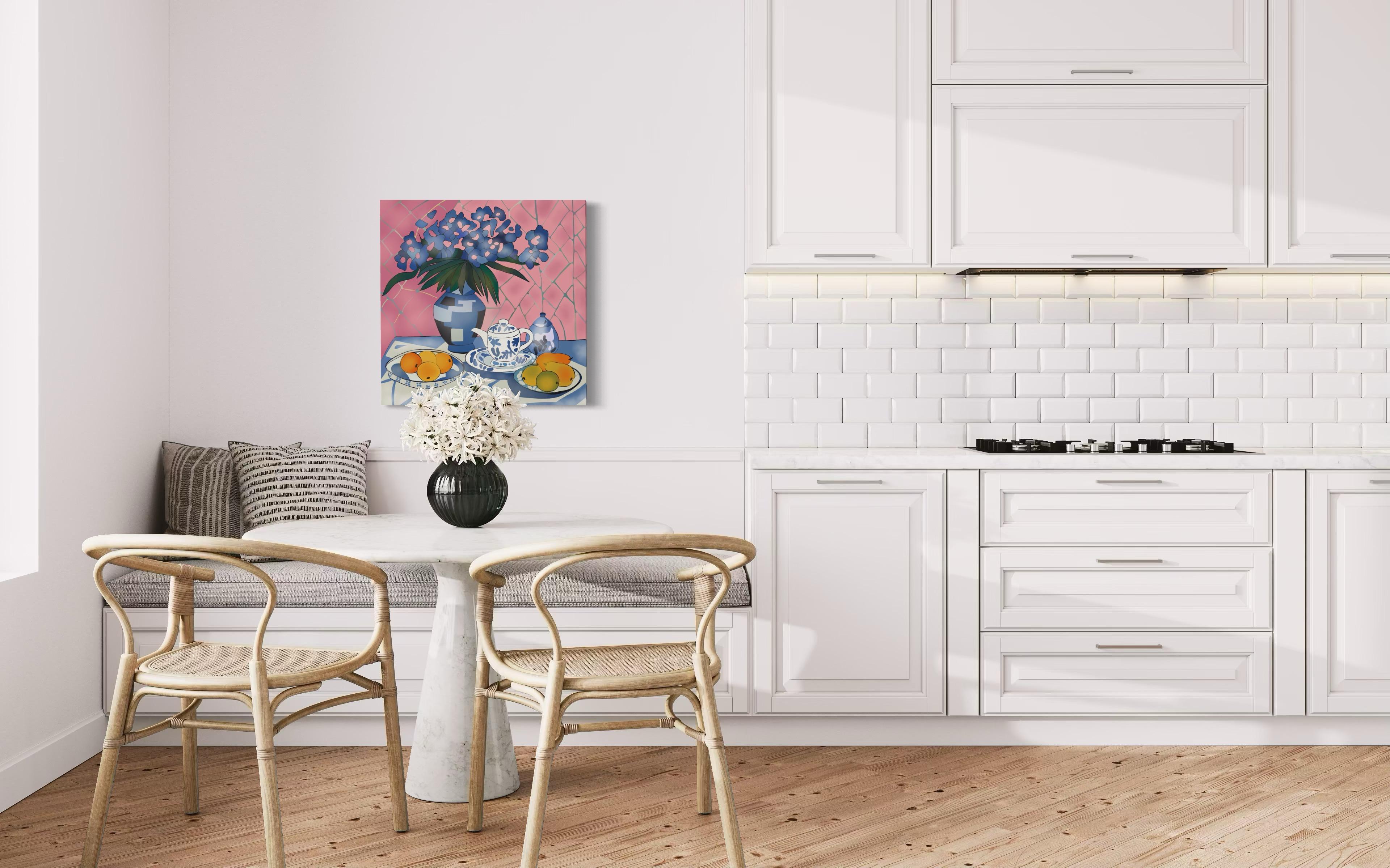 Natura morta, 70x70cm, stampa su tela. Edizione 20 pezzi. in vendita 1