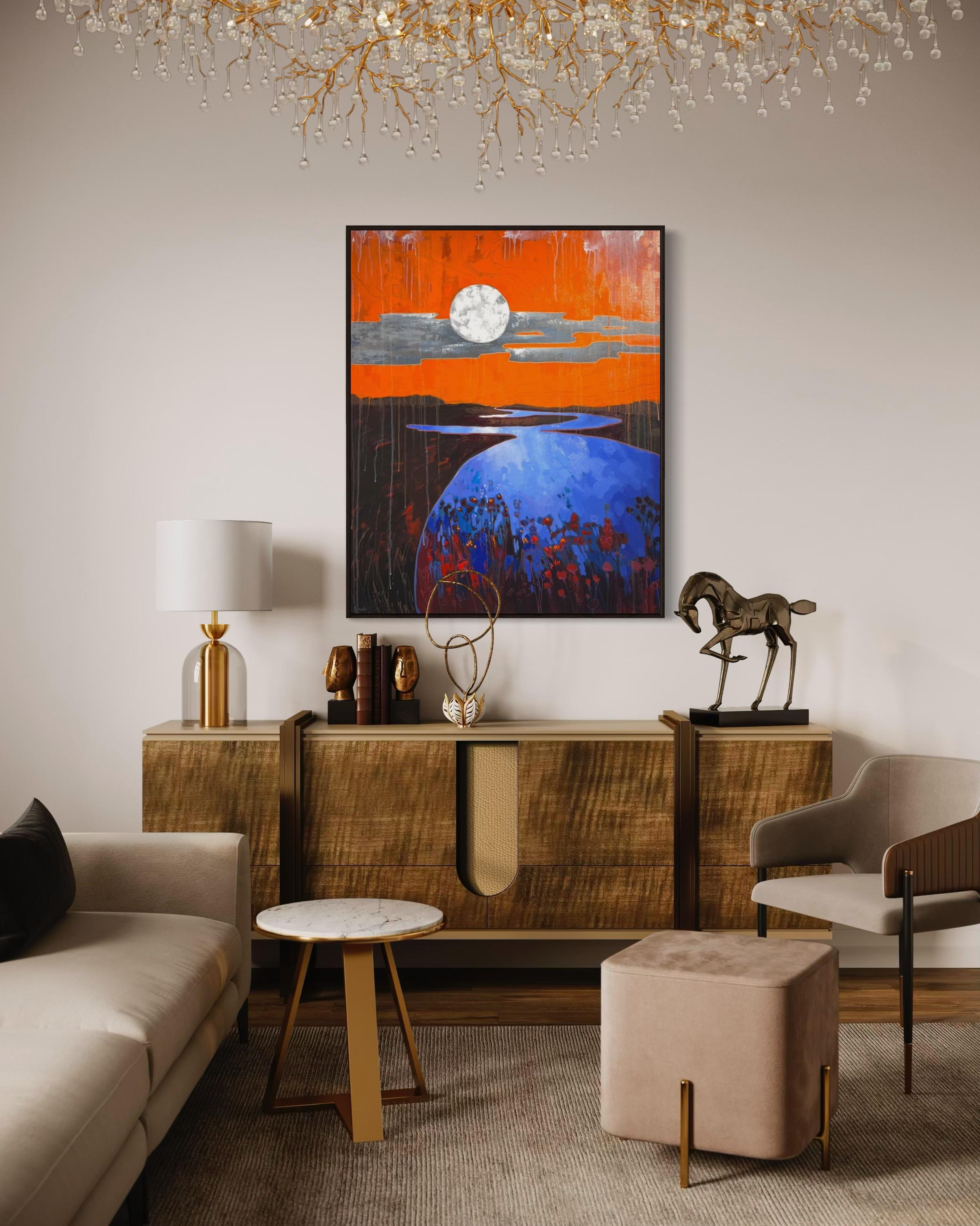 The work is sold without a frame.