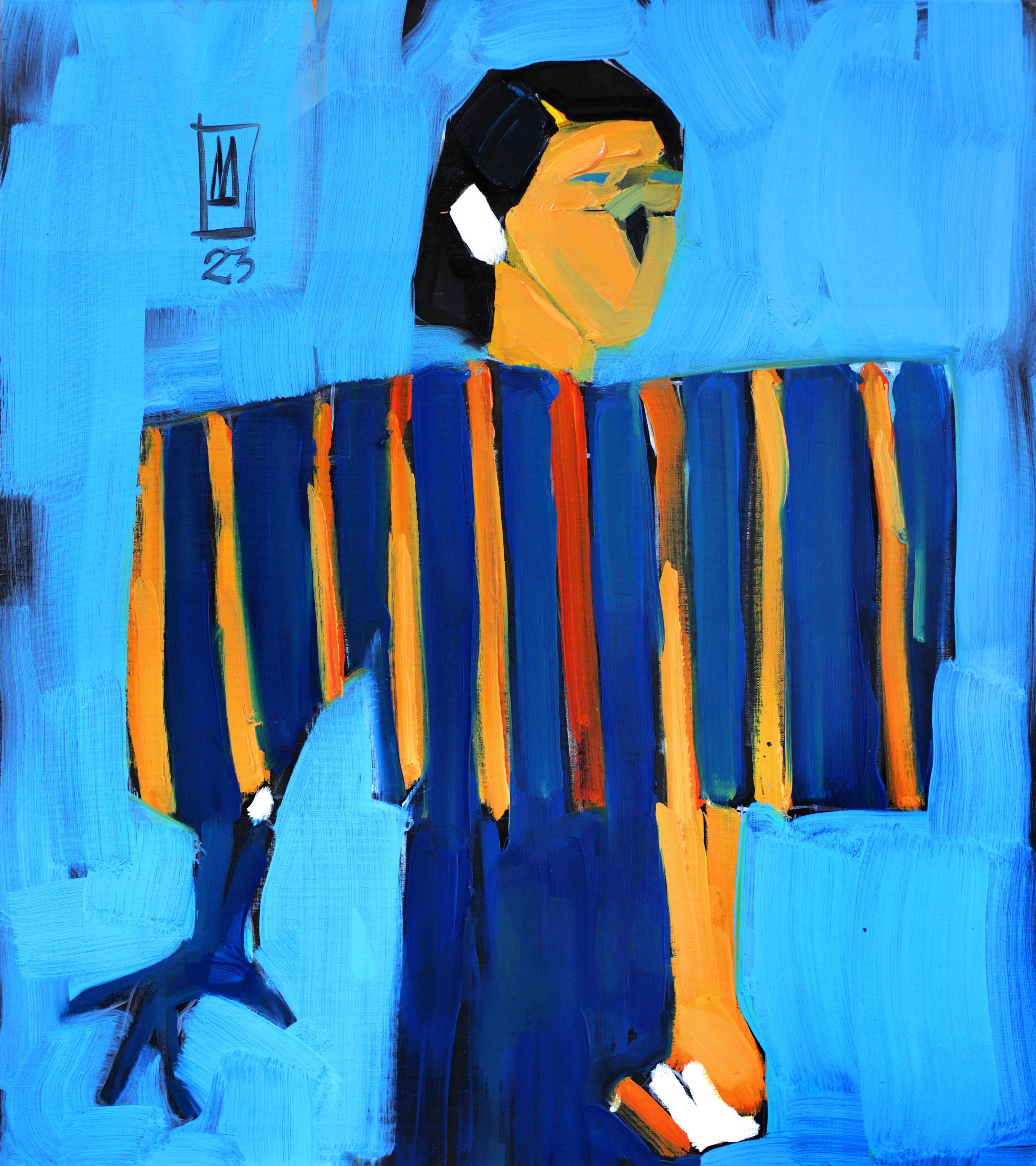 Seguimi, 80x70cm, olio su tela