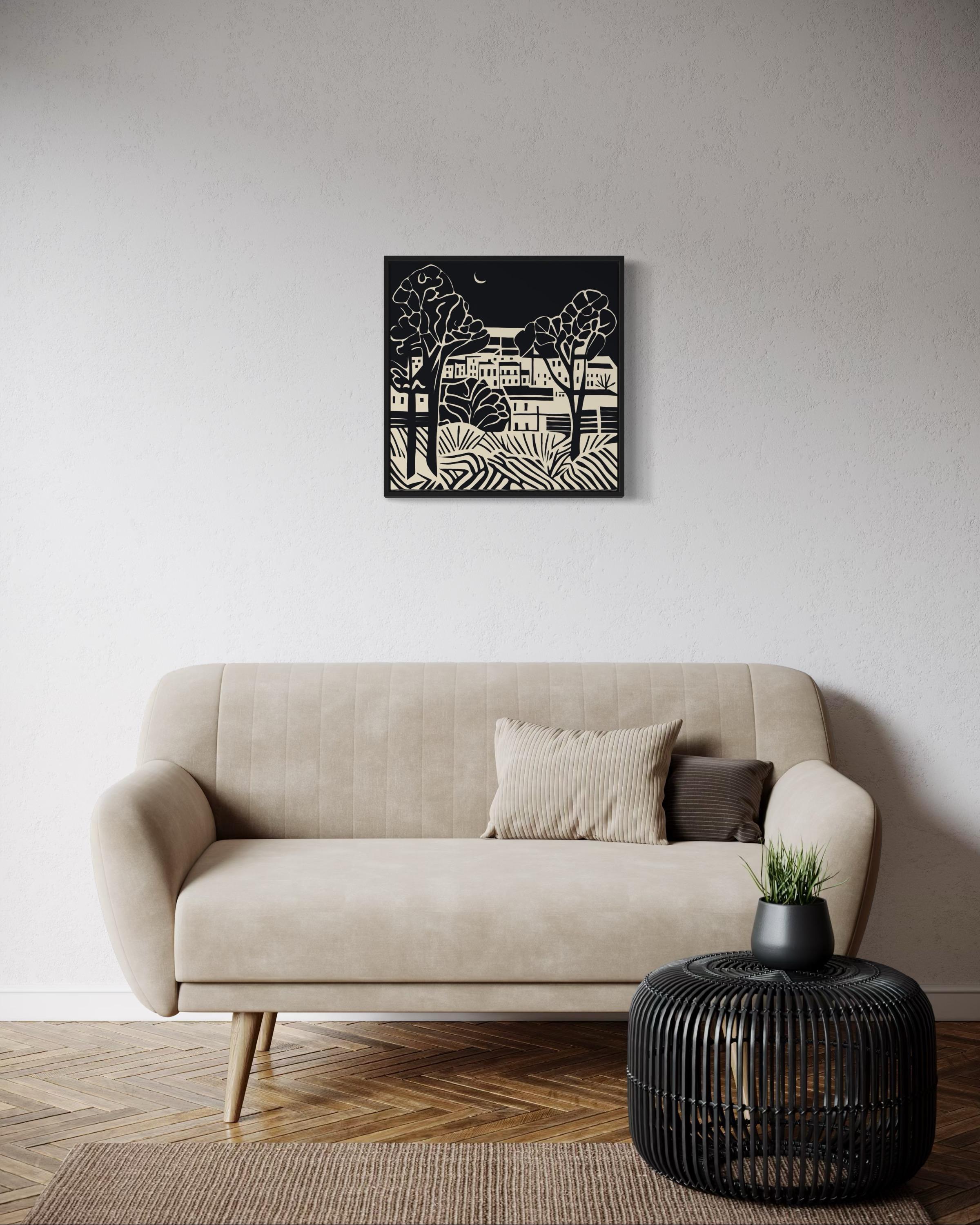 Paesaggio, 50x50cm, stampa su tela. Edizione 20 pezzi. in vendita 3