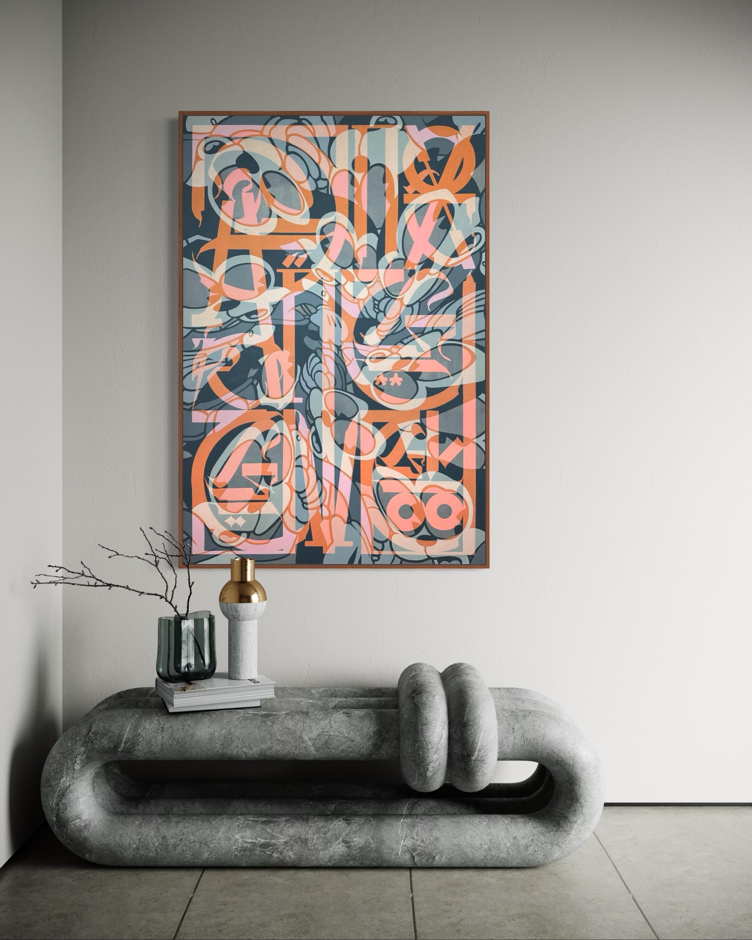 L'era del cambiamento, 150x100cm, acrilico/tela
L'opera viene venduta senza cornice e tappetino