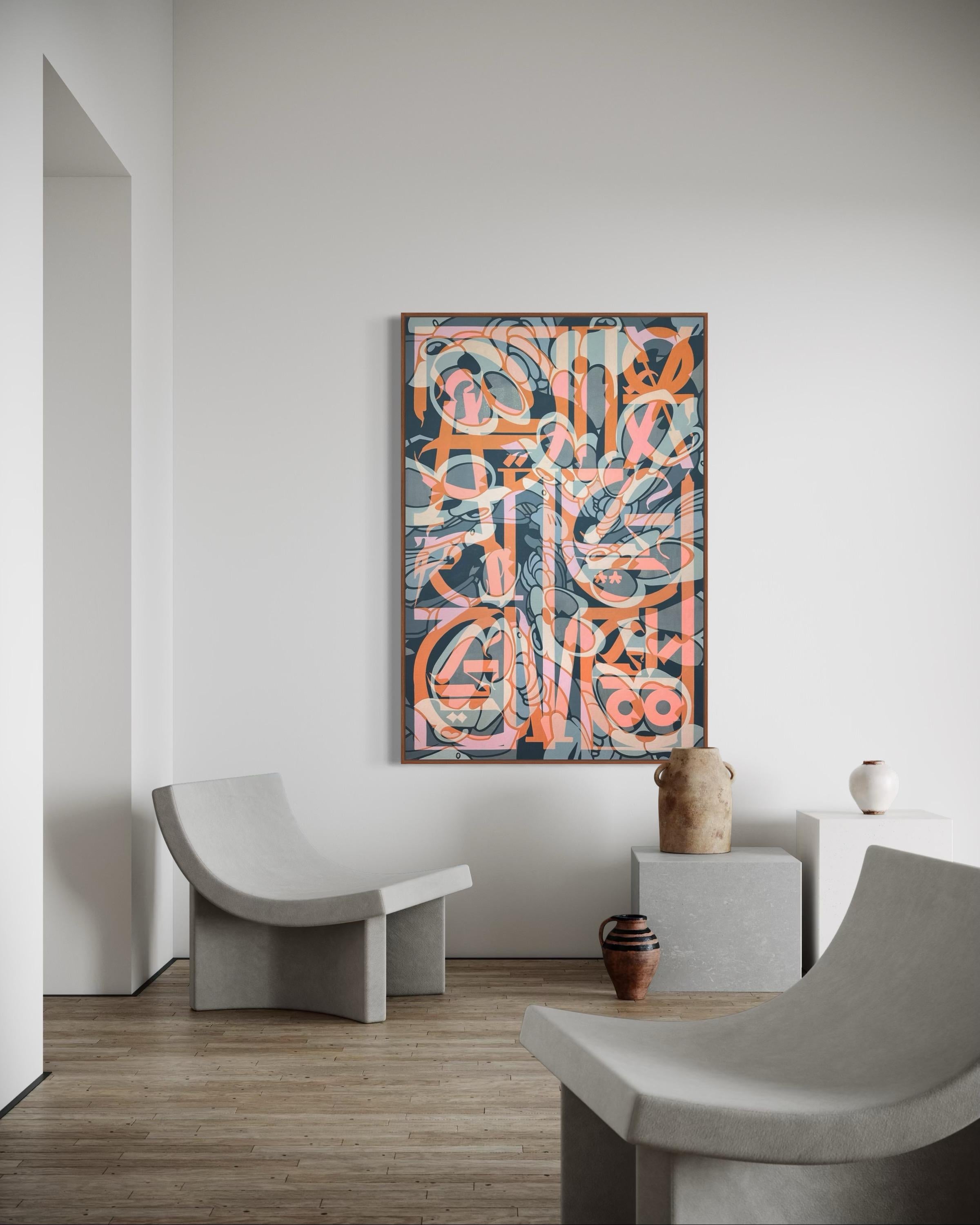 L'era del cambiamento, 150x100cm, acrilico/tela in vendita 3