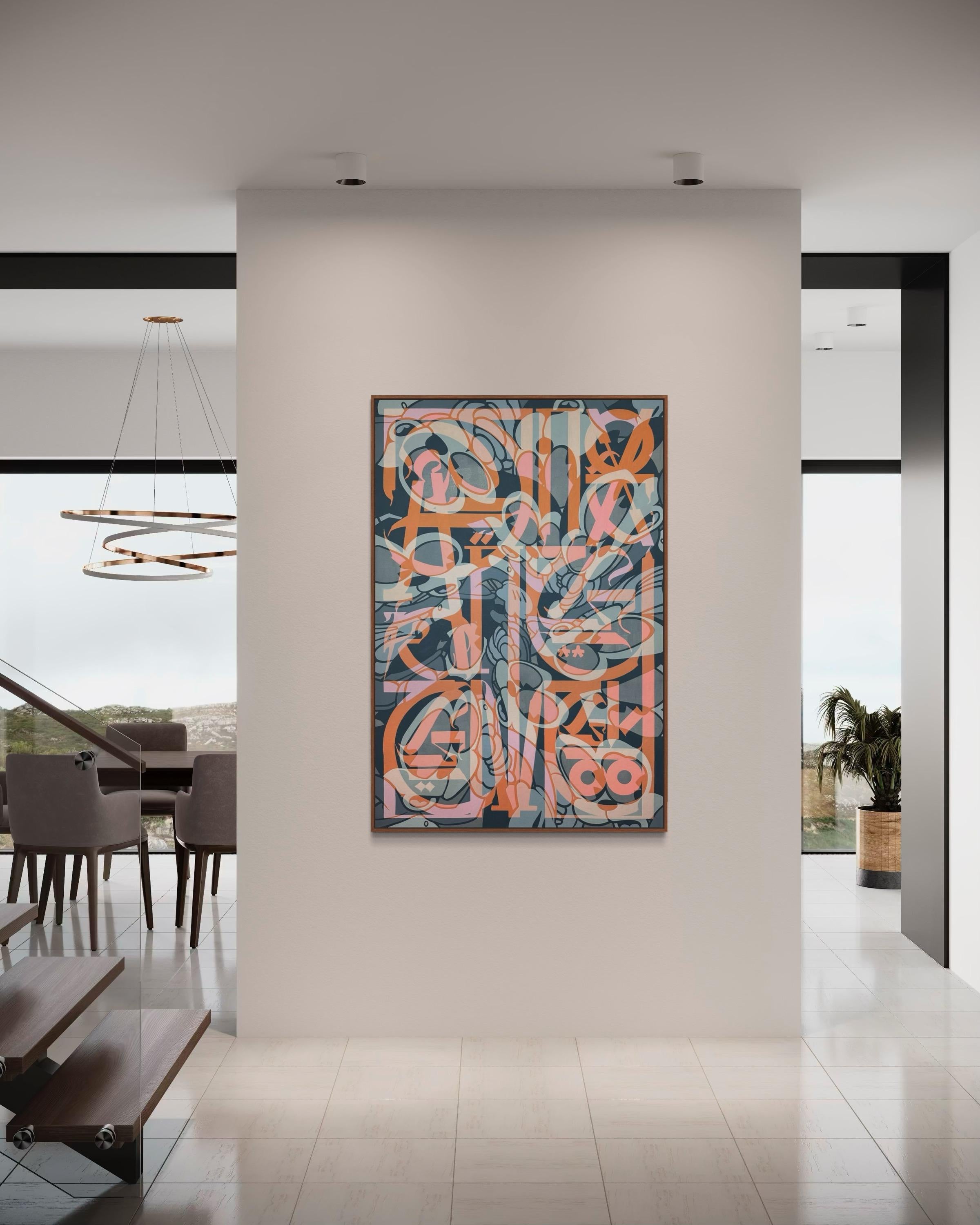 L'era del cambiamento, 150x100cm, acrilico/tela in vendita 4
