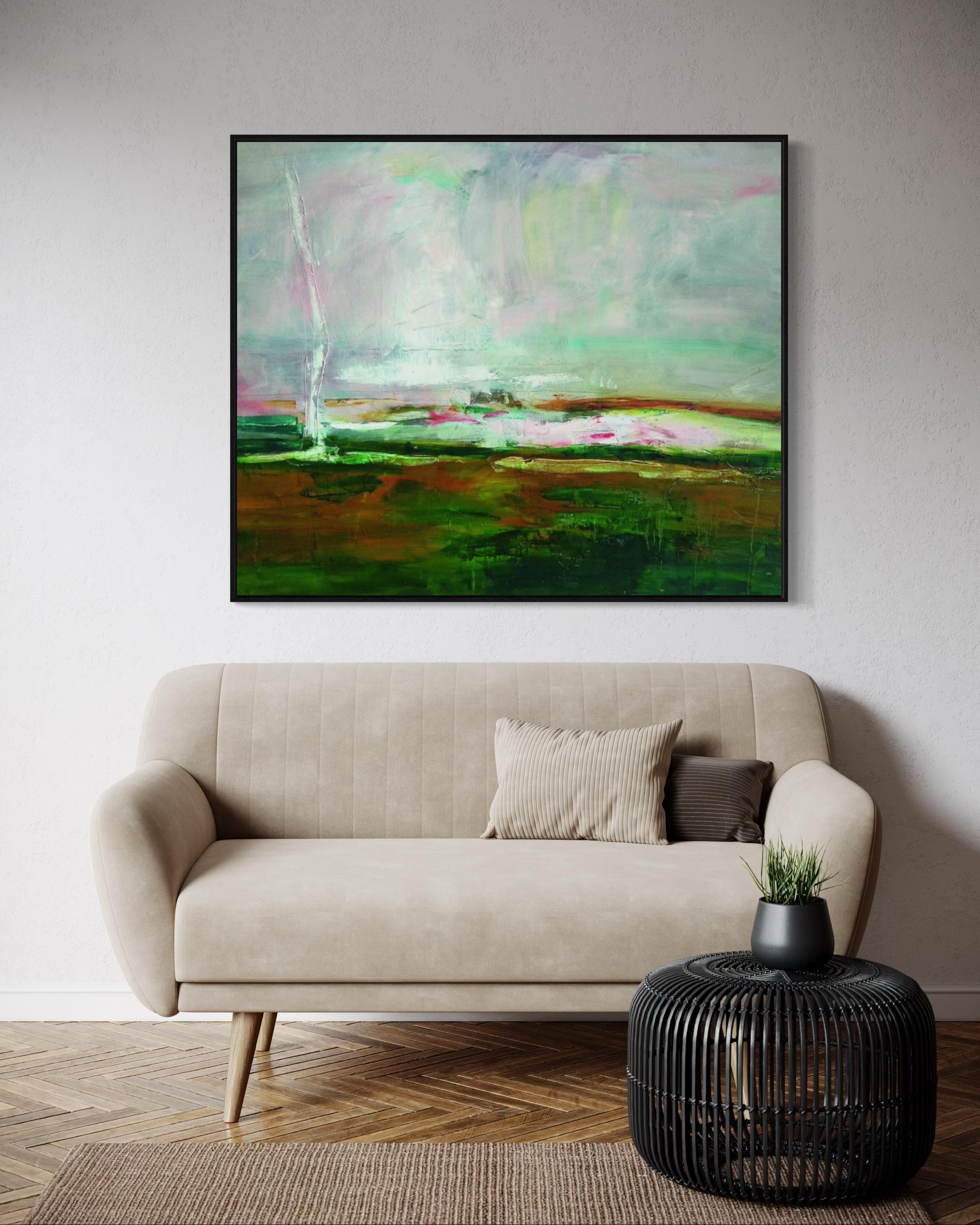 Paesaggio , 100x120 cm, olio, tela in vendita 1