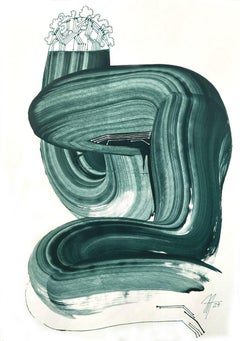 serie "Configurazioni non standard", 42x30 cm, acrilico su carta
