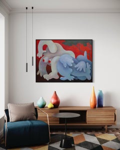 Savannah, 105 x 140 cm, huile sur toile