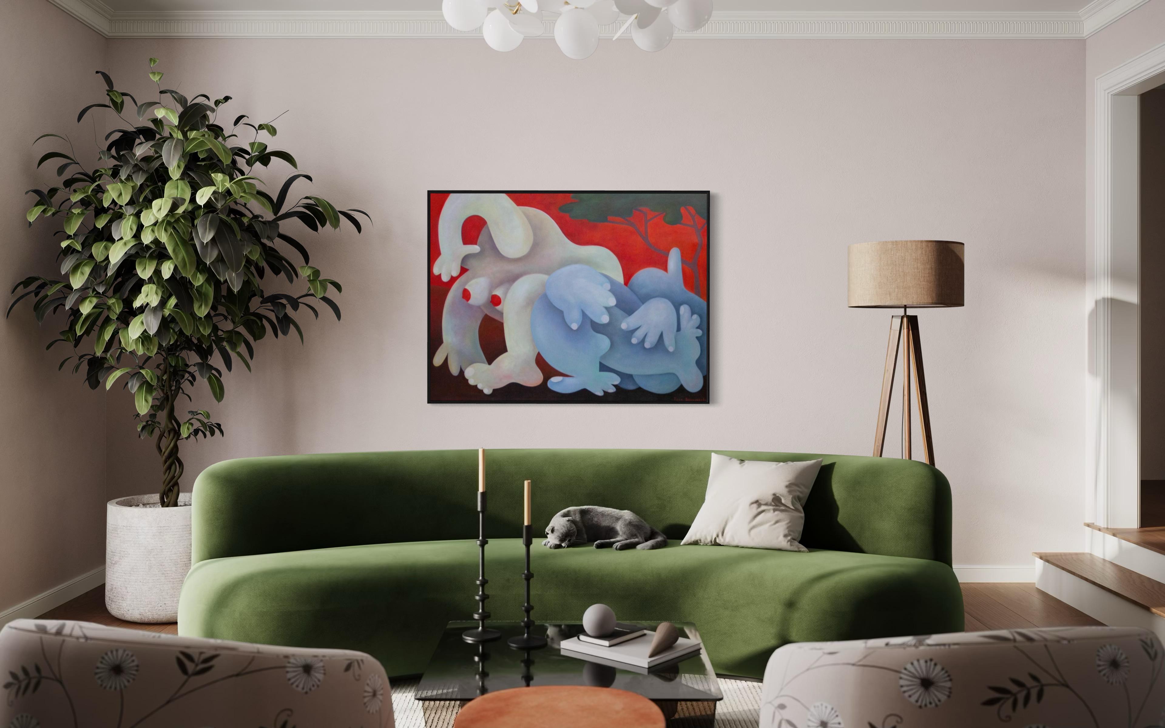 Savannah, 105x140 cm, olio su tela in vendita 3