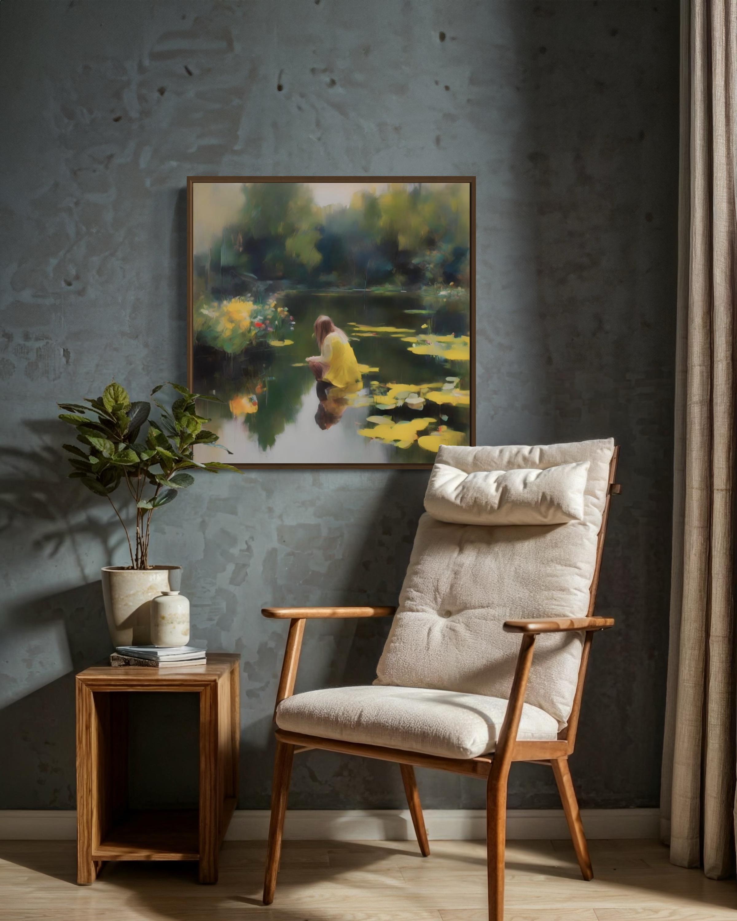 Pond , 70x70cm, print on canvas
Edition of 20 pieces