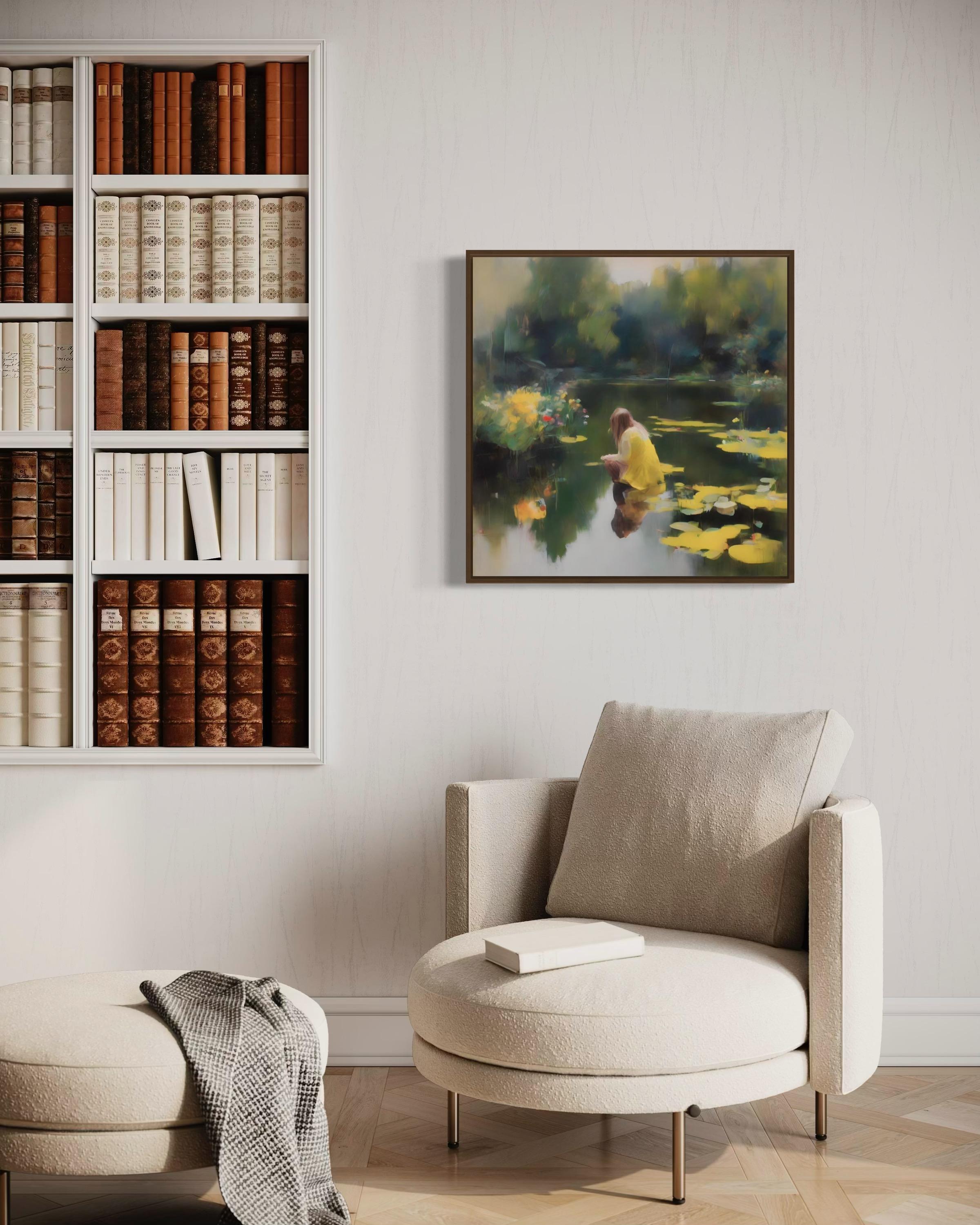 Pond, 70x70cm, print on canvas.Edition of 20 pieces For Sale 2