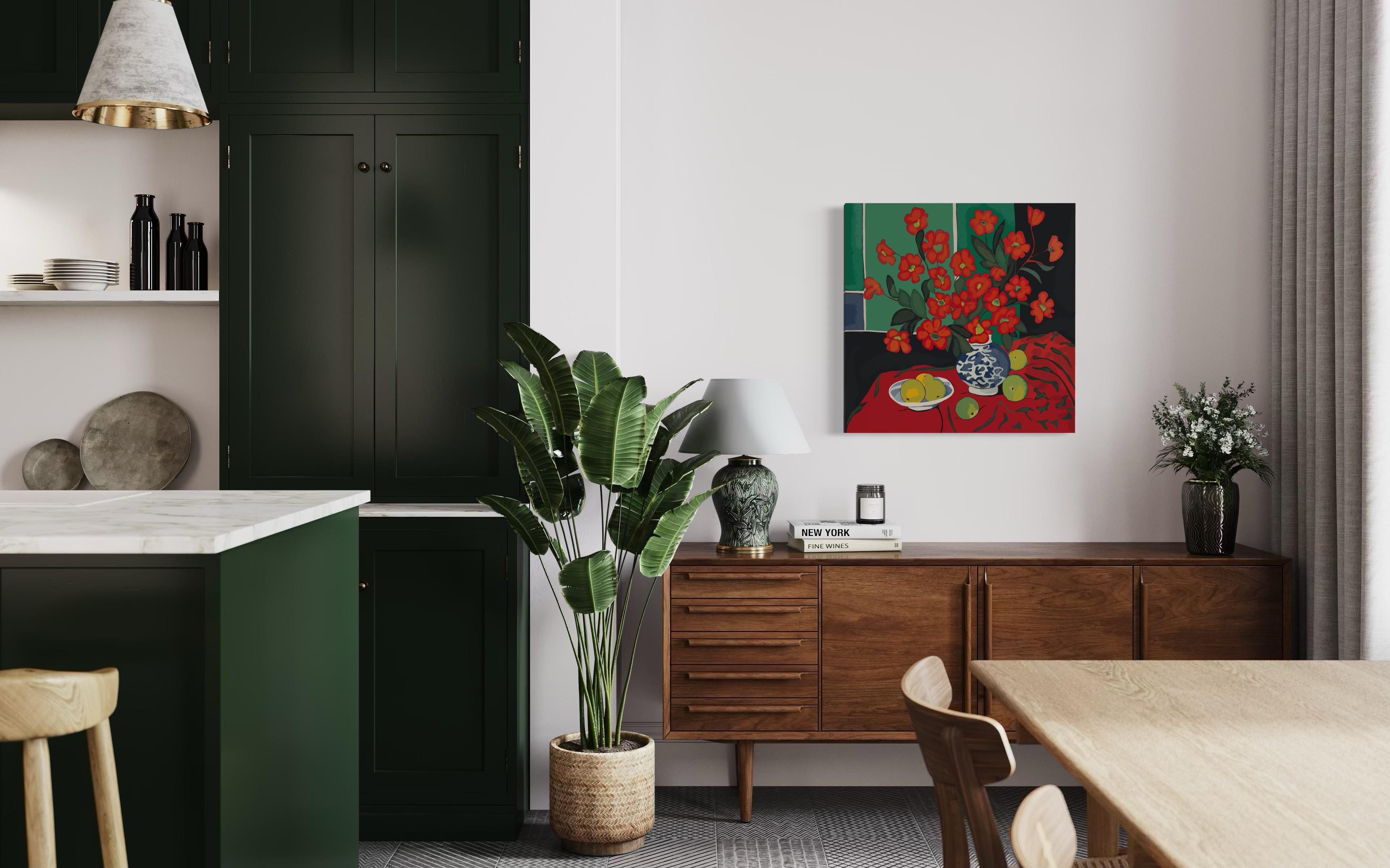 Natura morta, 70x70cm, stampa su tela. Edizione 20 pezzi. in vendita 1