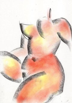 Rest, 28.5 x 21 cm, Paper/Pastel