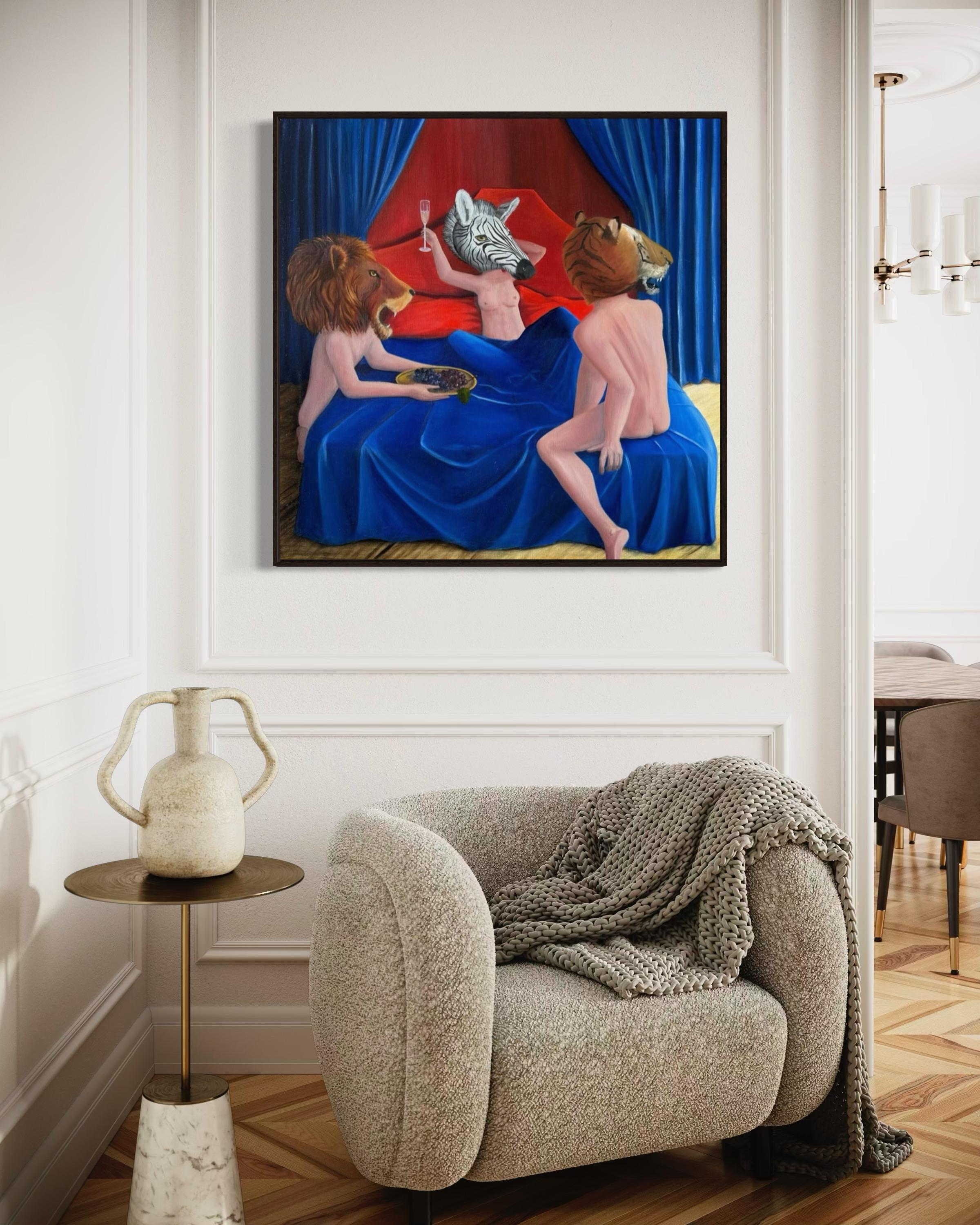 N190, 100x100cm, oil/canvas

The work is sold without a frame.