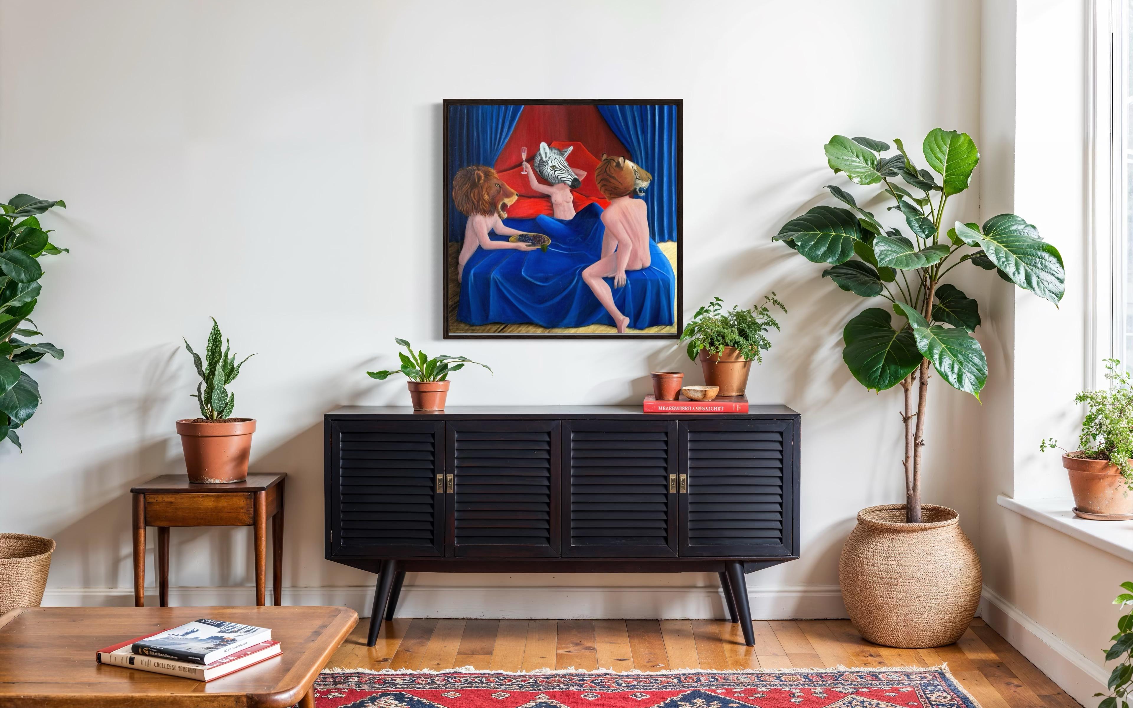 N190, 100x100cm, oil on canvas For Sale 3