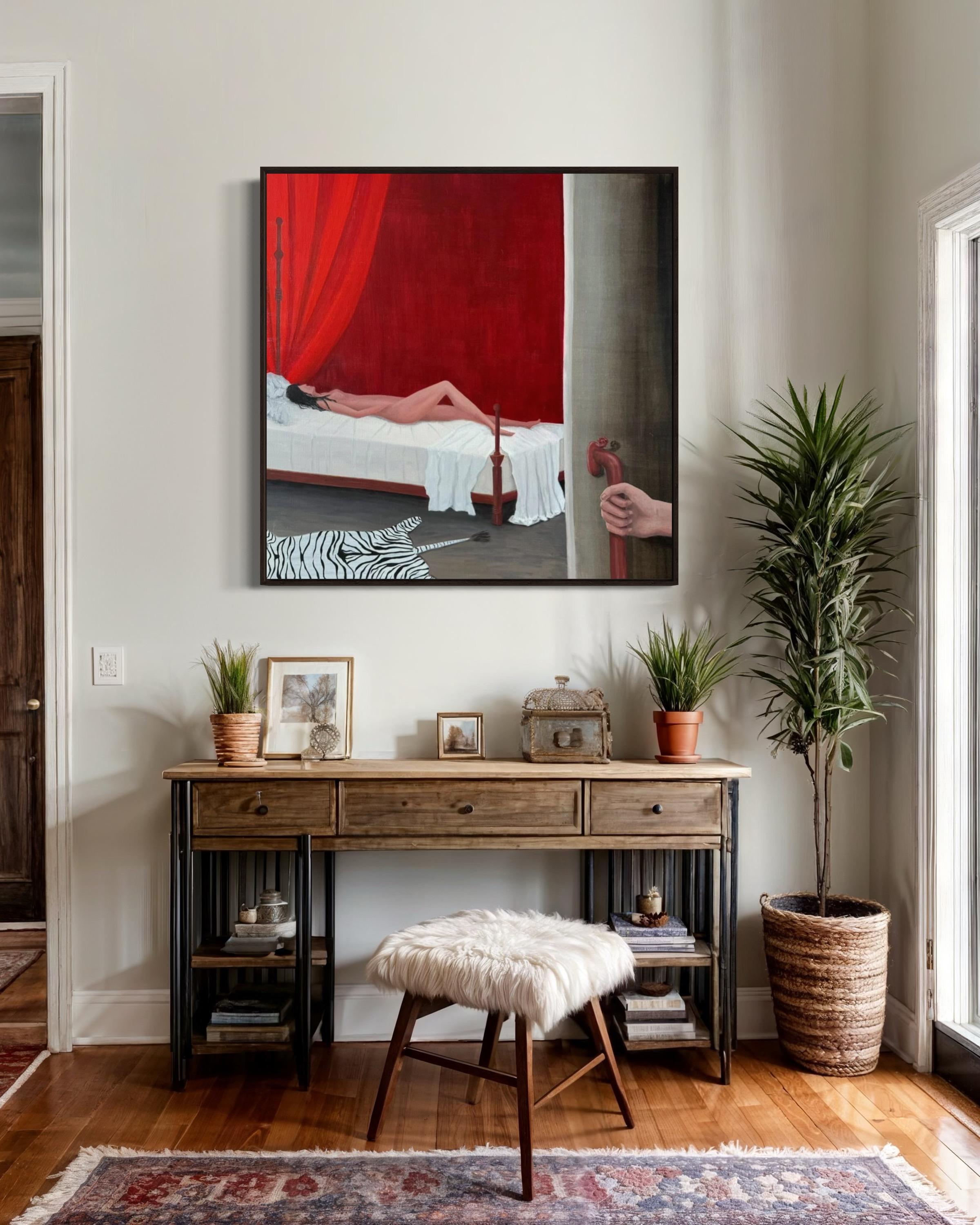 N201, 100x100cm, olio su tela in vendita 4