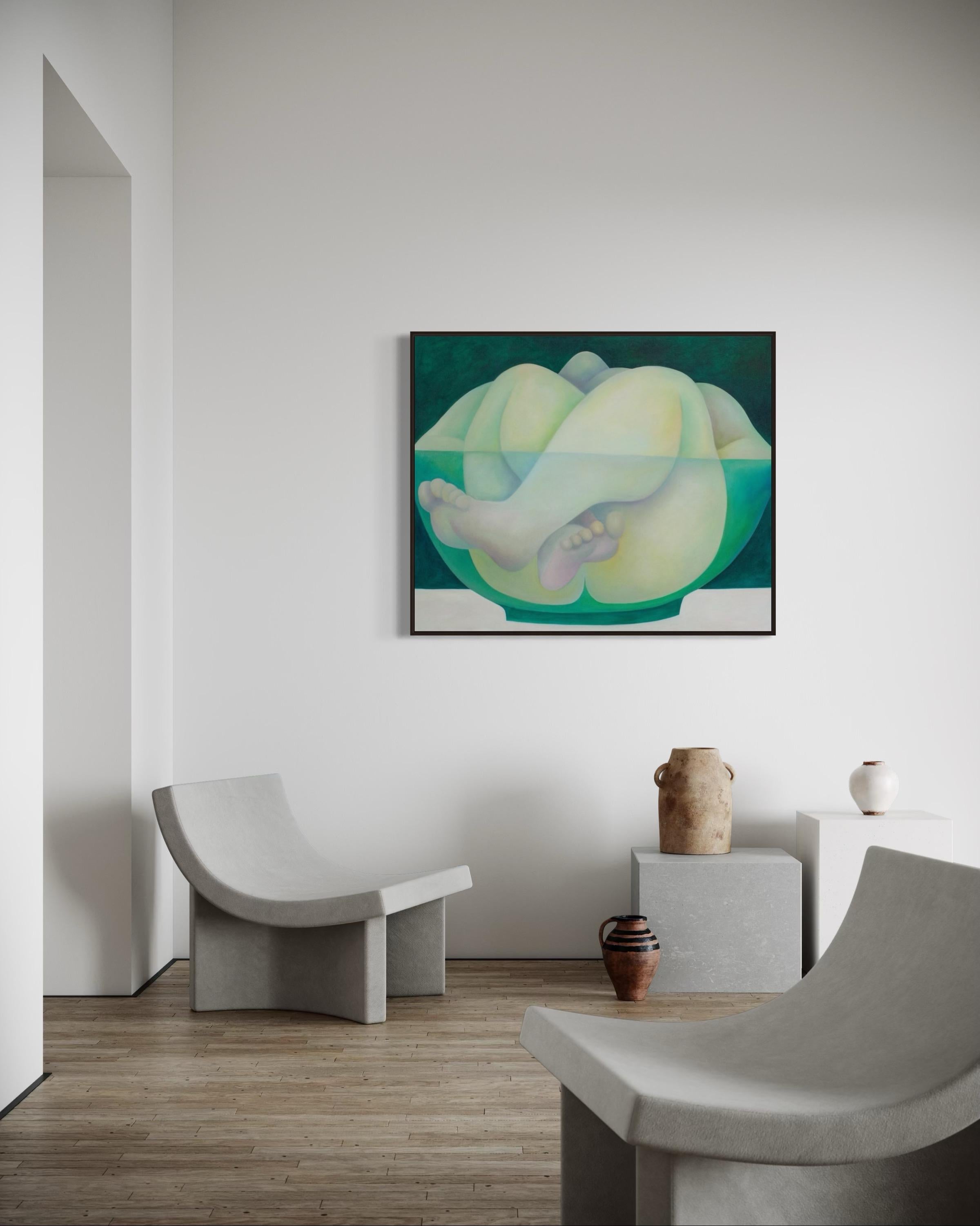 Zuppa, 100x120 cm, olio su tela in vendita 6
