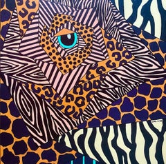 Safari, 80x80cm, acrylic on canvas