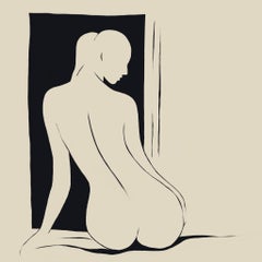 Desnudo , 50x50cm, impresión sobre lienzo.Edición 20 uds.
