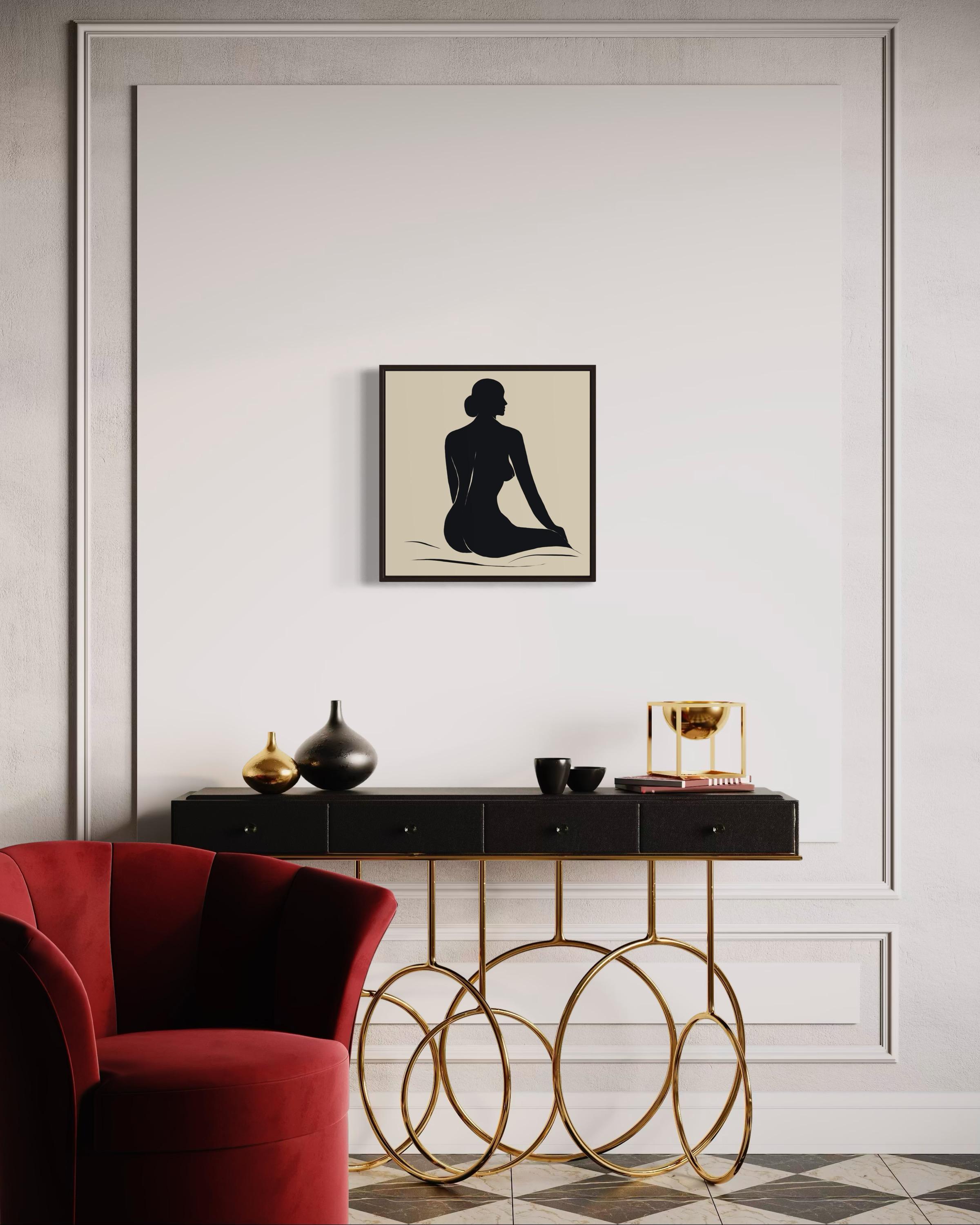 Desnudo , 50x50cm, impresión sobre lienzo.Edición 20 uds. - Art Arte pop de Nina Tsoriti