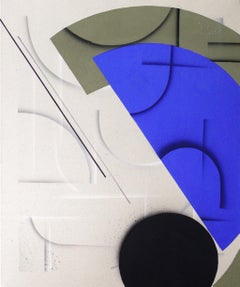 Dynamique. Ultramarine. 60x50cm, acrylique sur toile
