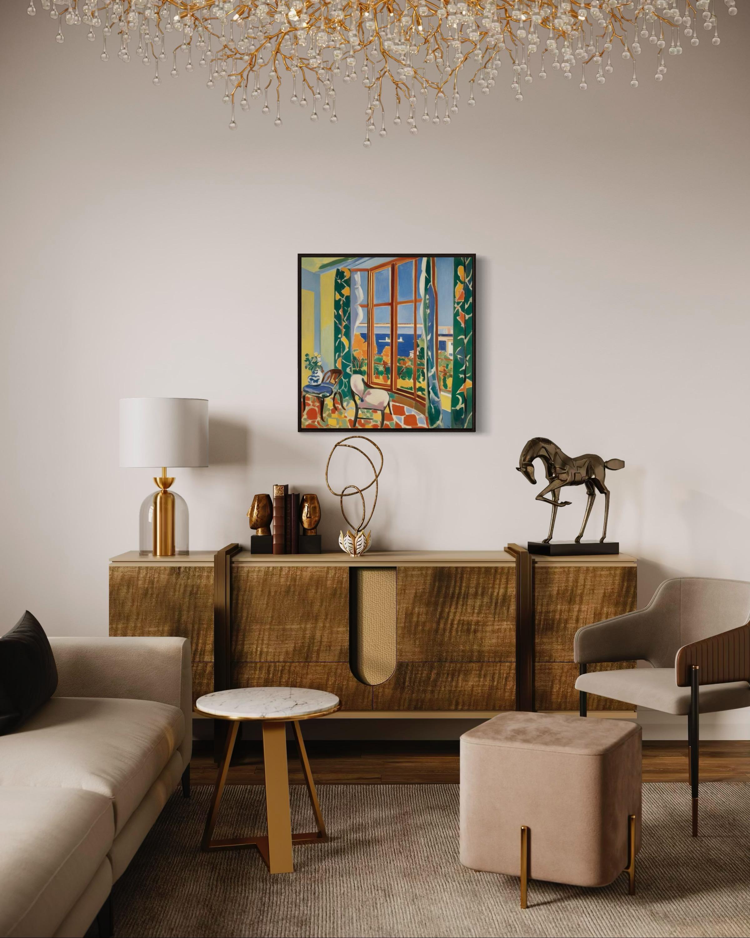 Sol en mi habitación , 70x70cm, impresión sobre lienzo.Edición 20 uds. en venta 1