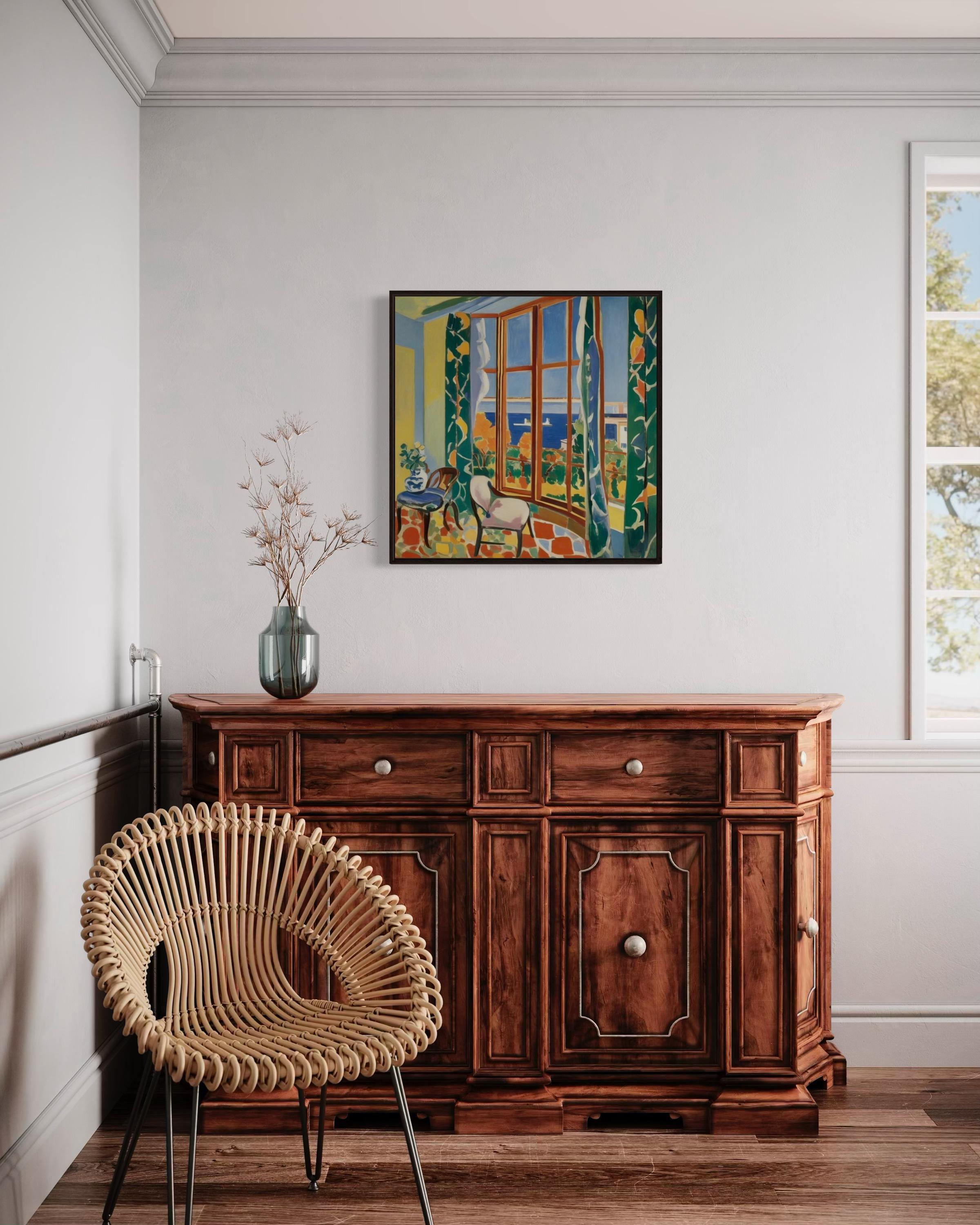 Sol en mi habitación , 70x70cm, impresión sobre lienzo.Edición 20 uds. en venta 2