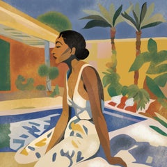 Temps d'été, 70x70cm, impression sur toile, édition 20 pièces.