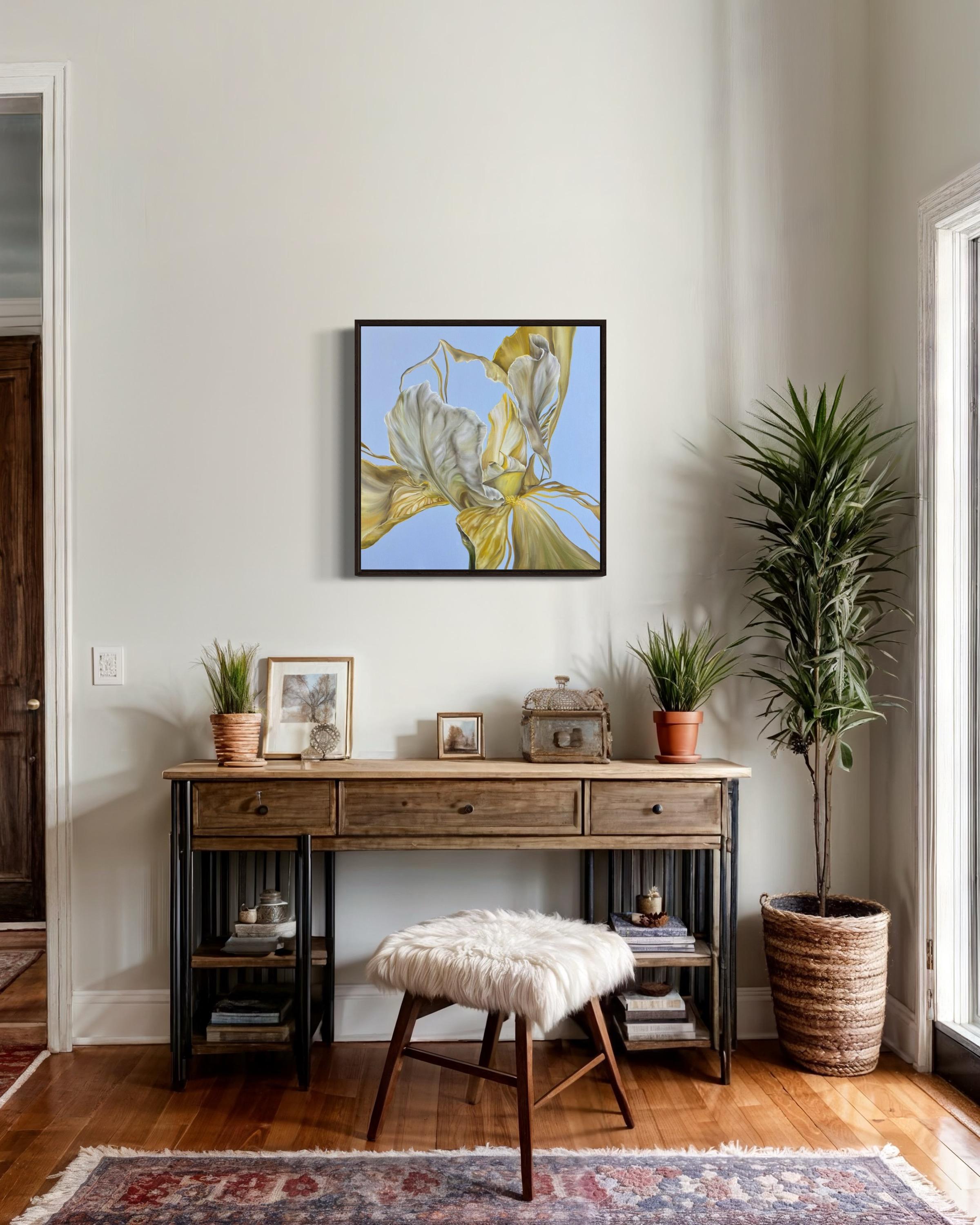 

I miei dipinti sono un riflesso del mio spazio interiore, lo chiamerò giardino. Com'è questo giardino? È un po' caotico, un po' luminoso, un po' astratto, un po' ordinato, un po' drammatico.
Il mio giardino interiore diventa esteriore grazie alle