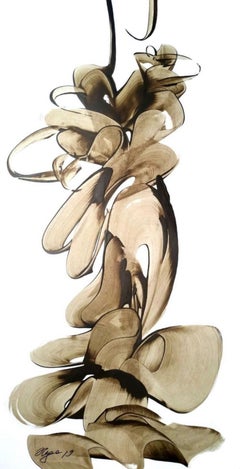 series "Shells", 86x44 cm, acrylic on paper