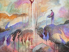 Caring for creation, 60x80cm, Acryl auf Leinwand