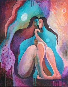 The Merger, 100x80cm, acrílico sobre lienzo