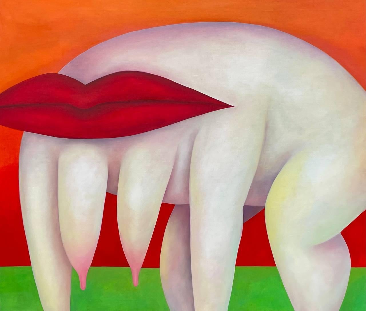 Wild, 120x140 cm, olio su tela - Painting di Tasya Vasilkova
