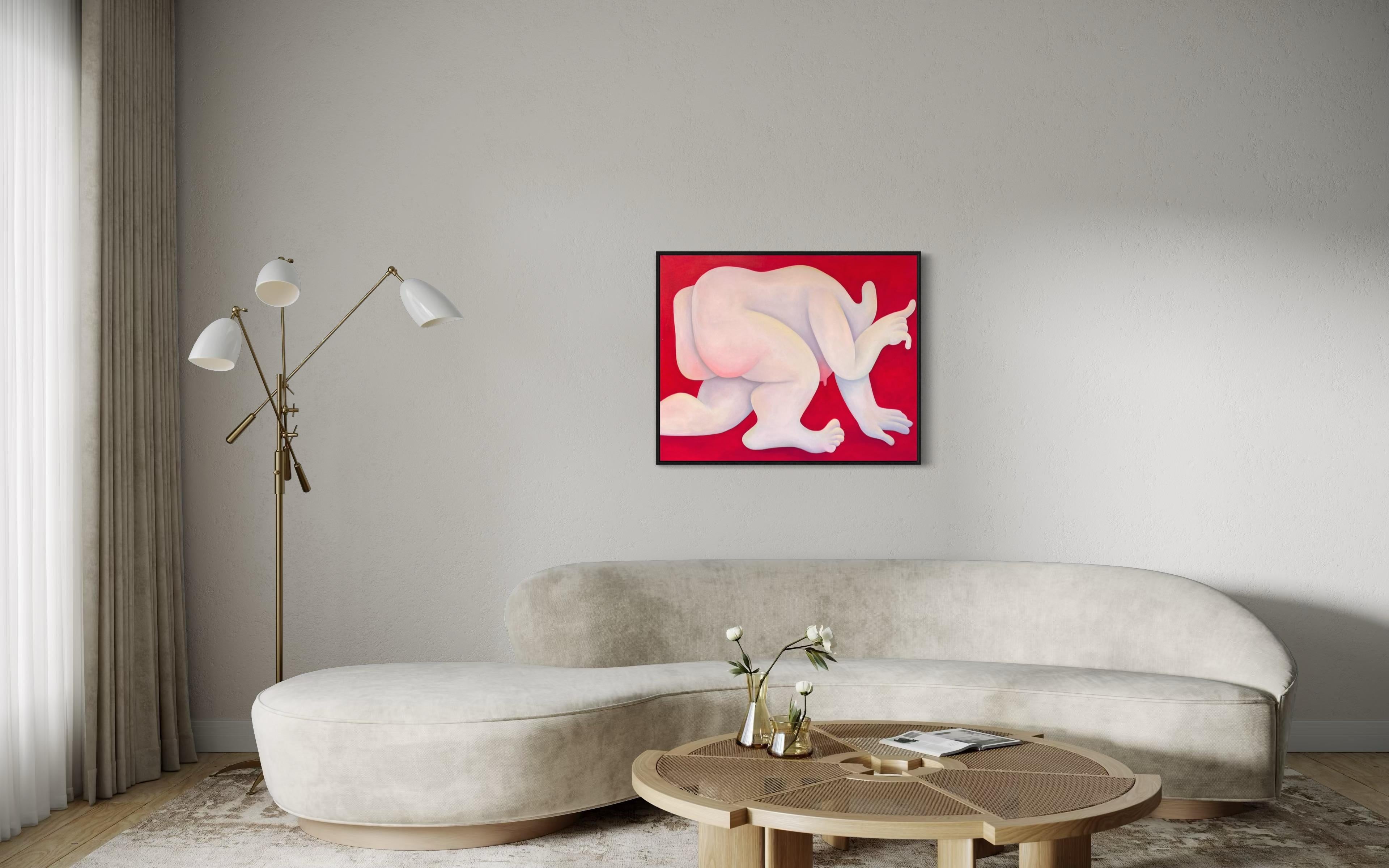 Touch, 80x100 cm, olio su tela in vendita 2