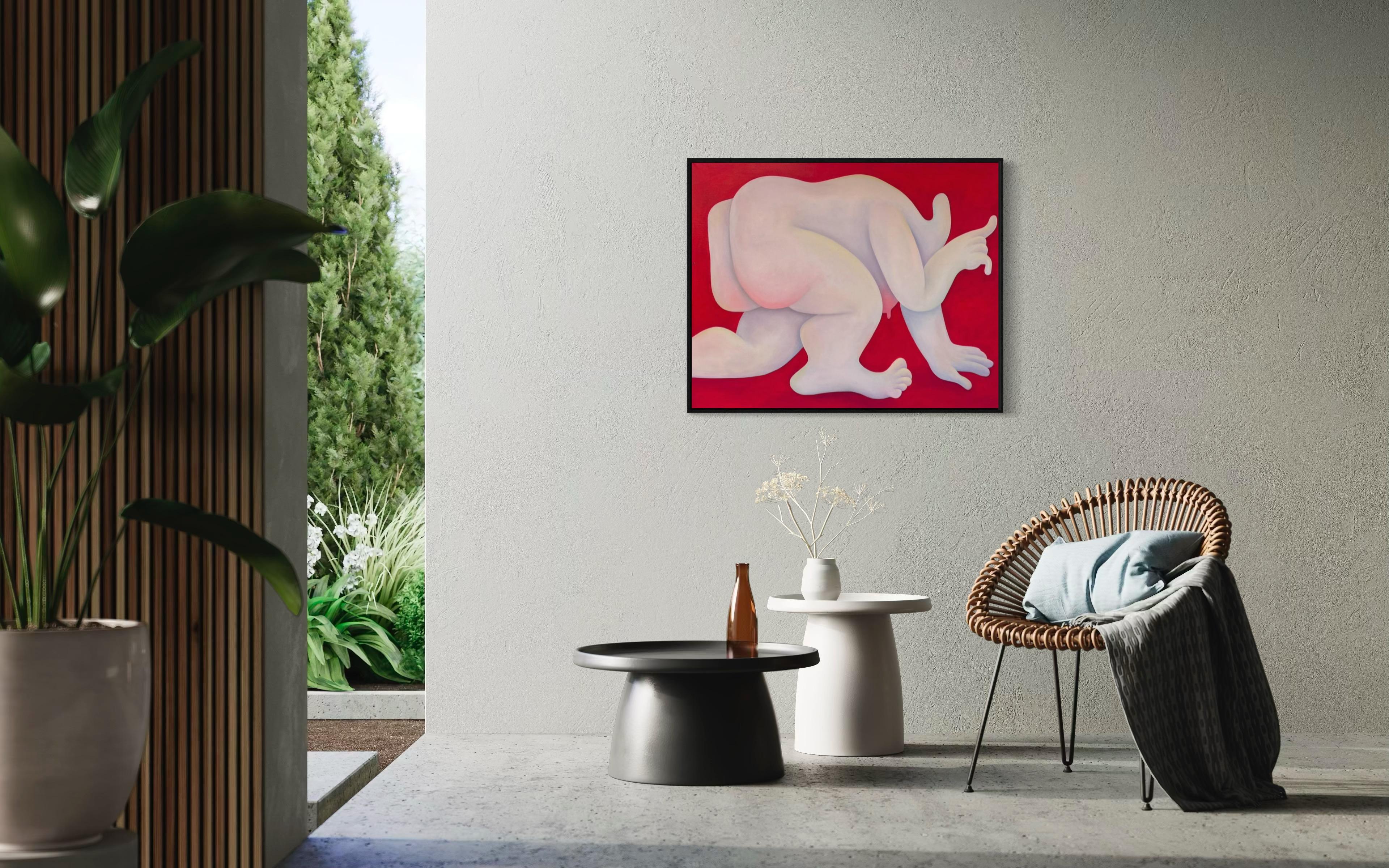Touch, 80x100 cm, olio su tela in vendita 3