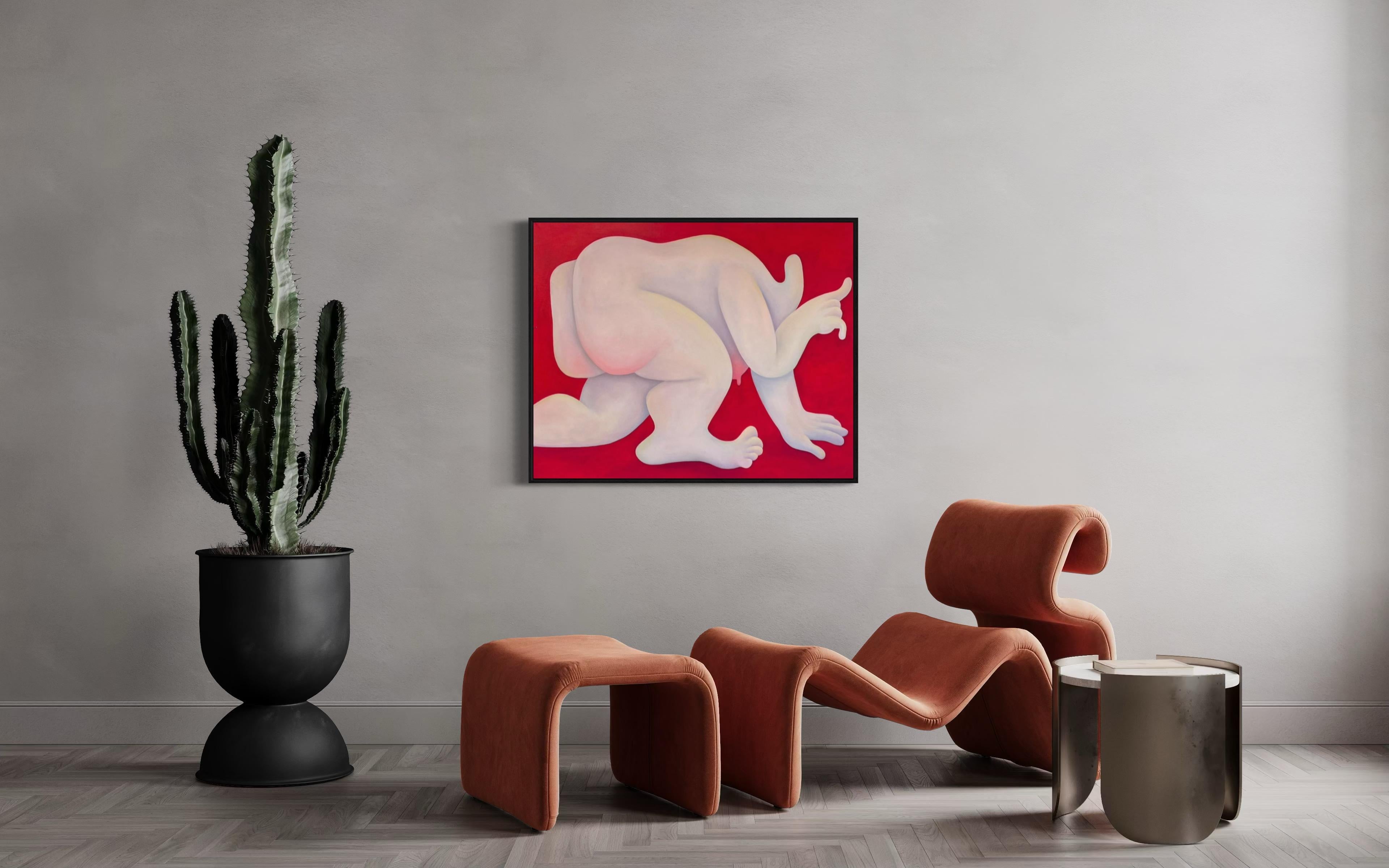 Touch, 80x100 cm, olio su tela in vendita 4
