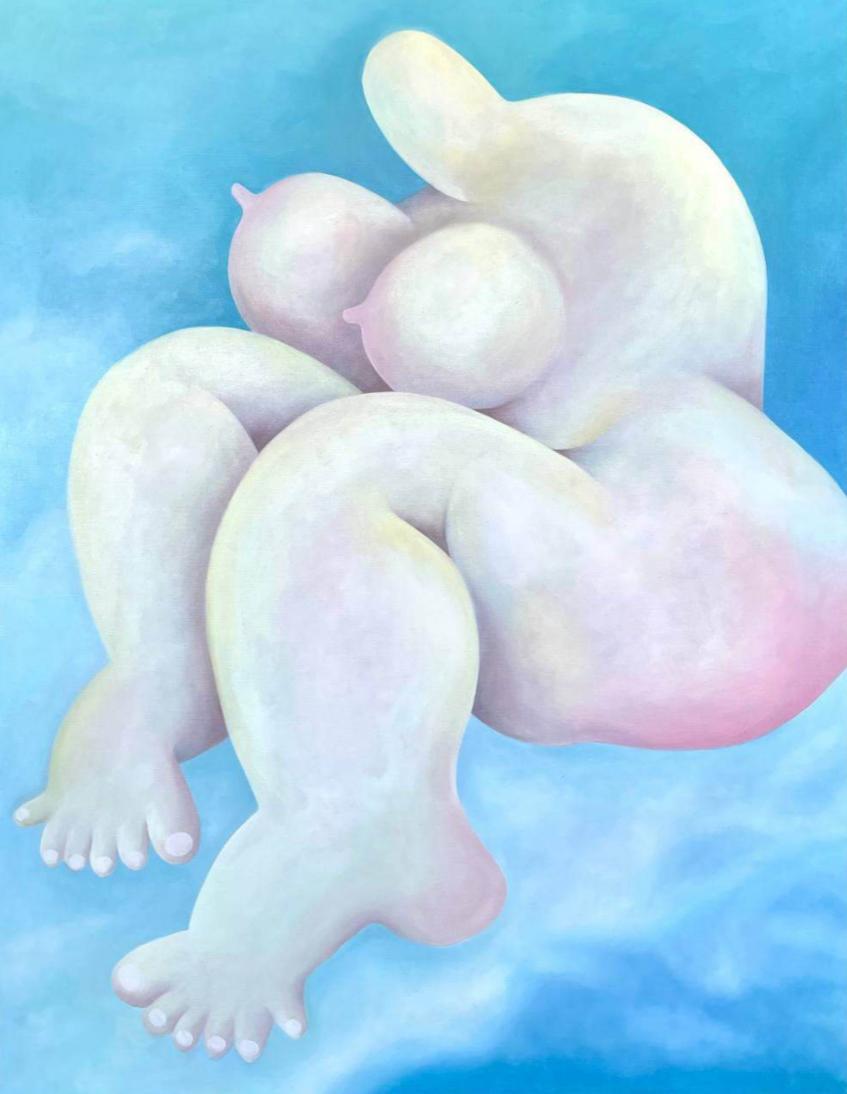 Aria, 130x100cm, olio su tela - Art di Tasya Vasilkova