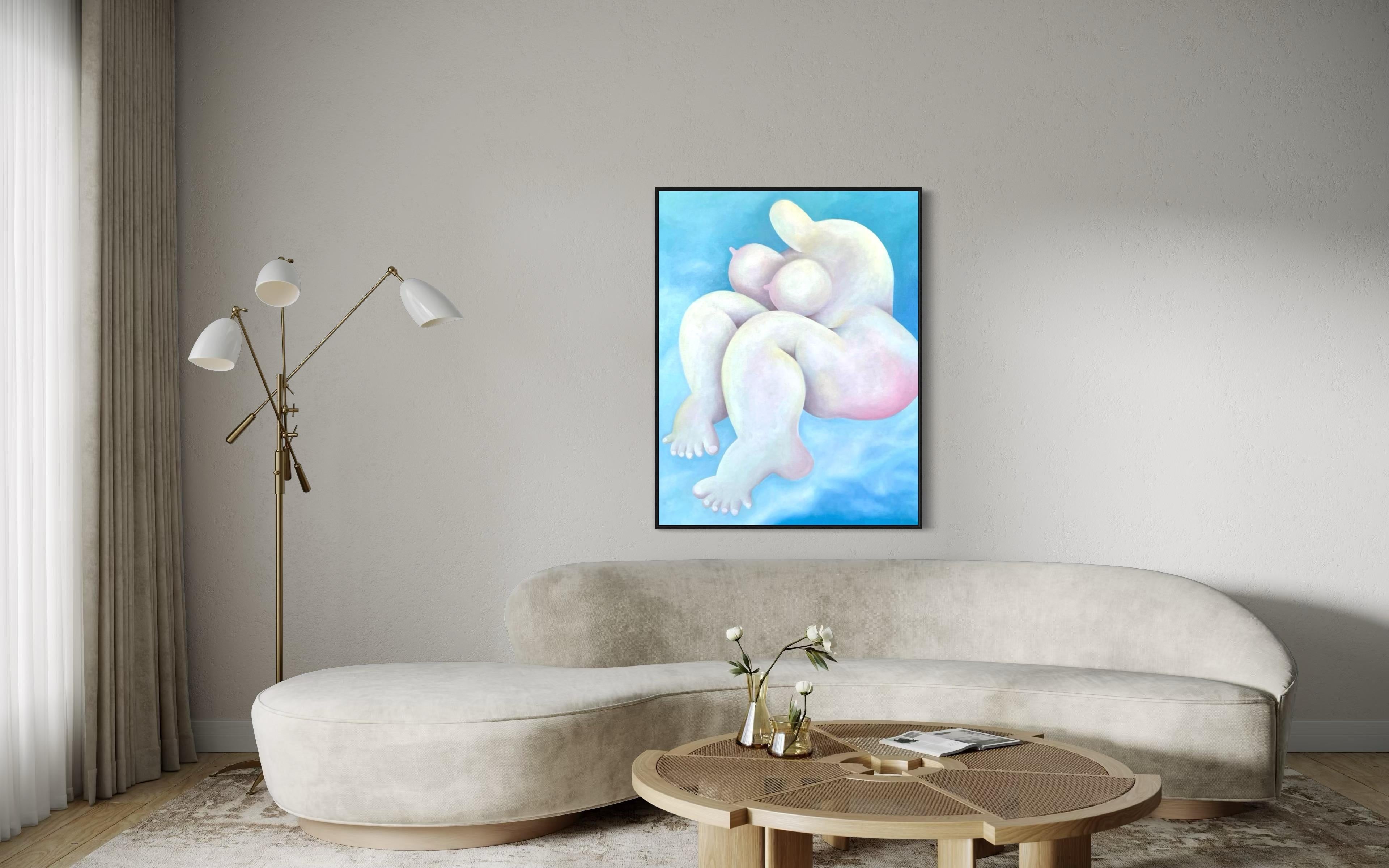 Aria, 130x100cm, olio su tela in vendita 3