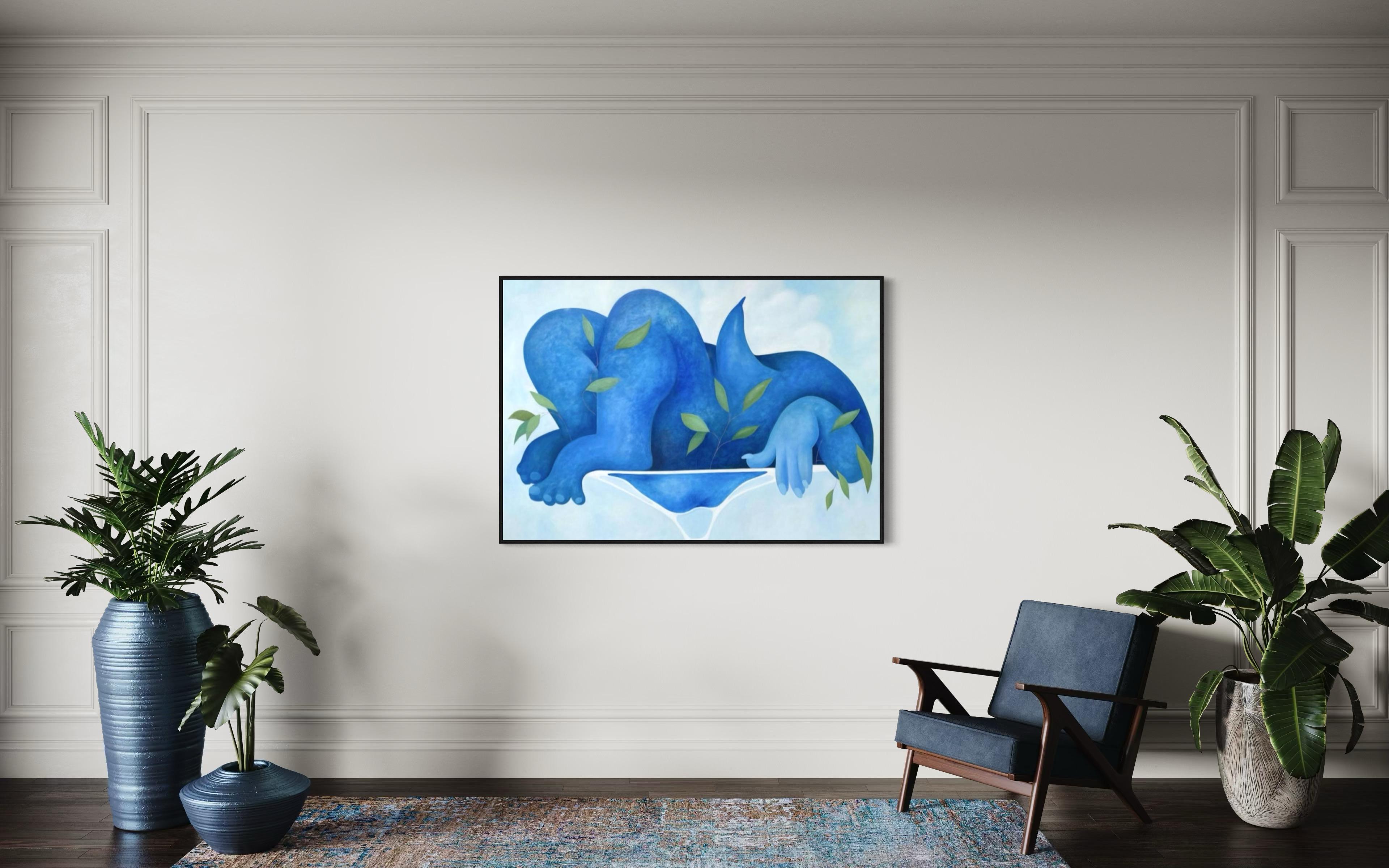 Aria, 105x150 cm, olio su tela in vendita 2