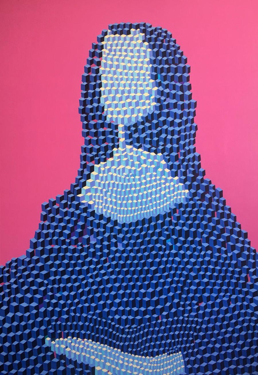 Mona Lisa, 120x80cm, acrílico sobre lienzo