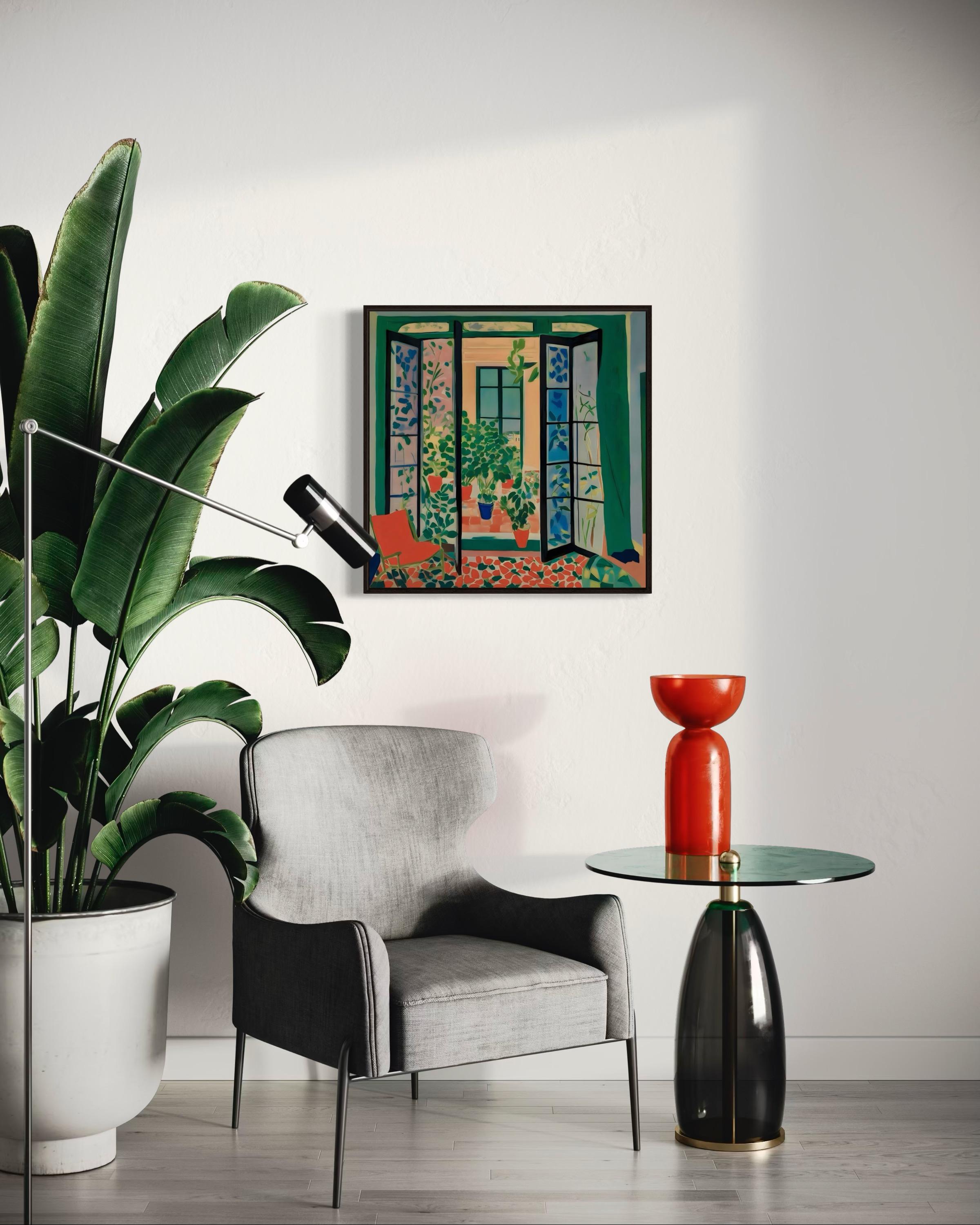 Sol en mi habitación , 70x70cm, impresión sobre lienzo. Edición de 20 piezas en venta 1