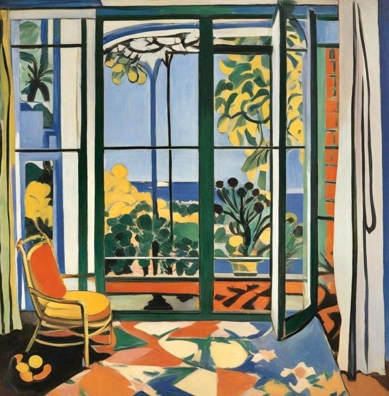 Sol en mi habitación , 70x70cm, impresión sobre lienzo. Edición de 20 piezas - Print de Nina Tsoriti